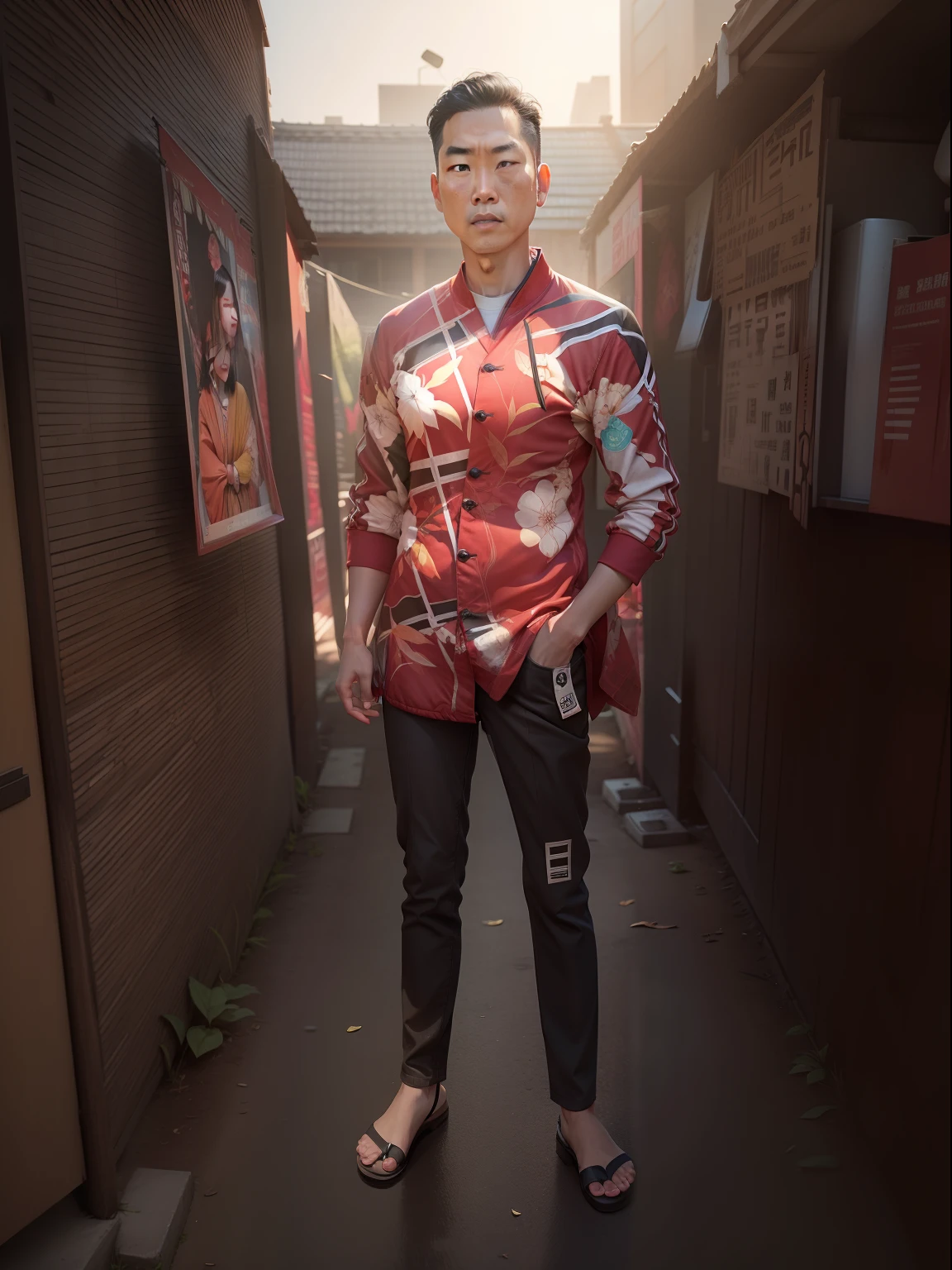 Chang background in park , realistic face ,8k