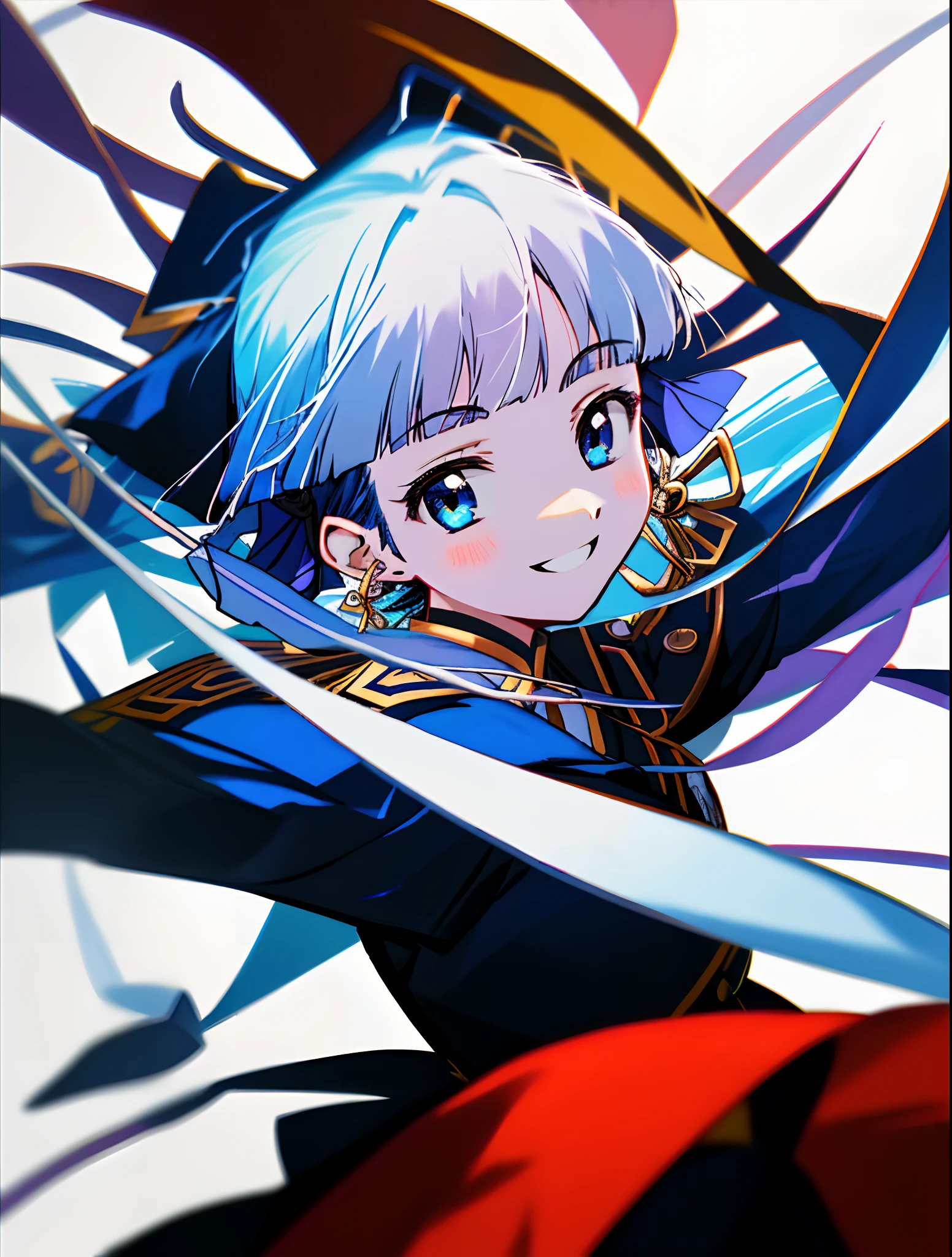 tmasterpiece,A high resolution,best qualtiy,1girl solo,kamisato_ayaka,ssmile,jk