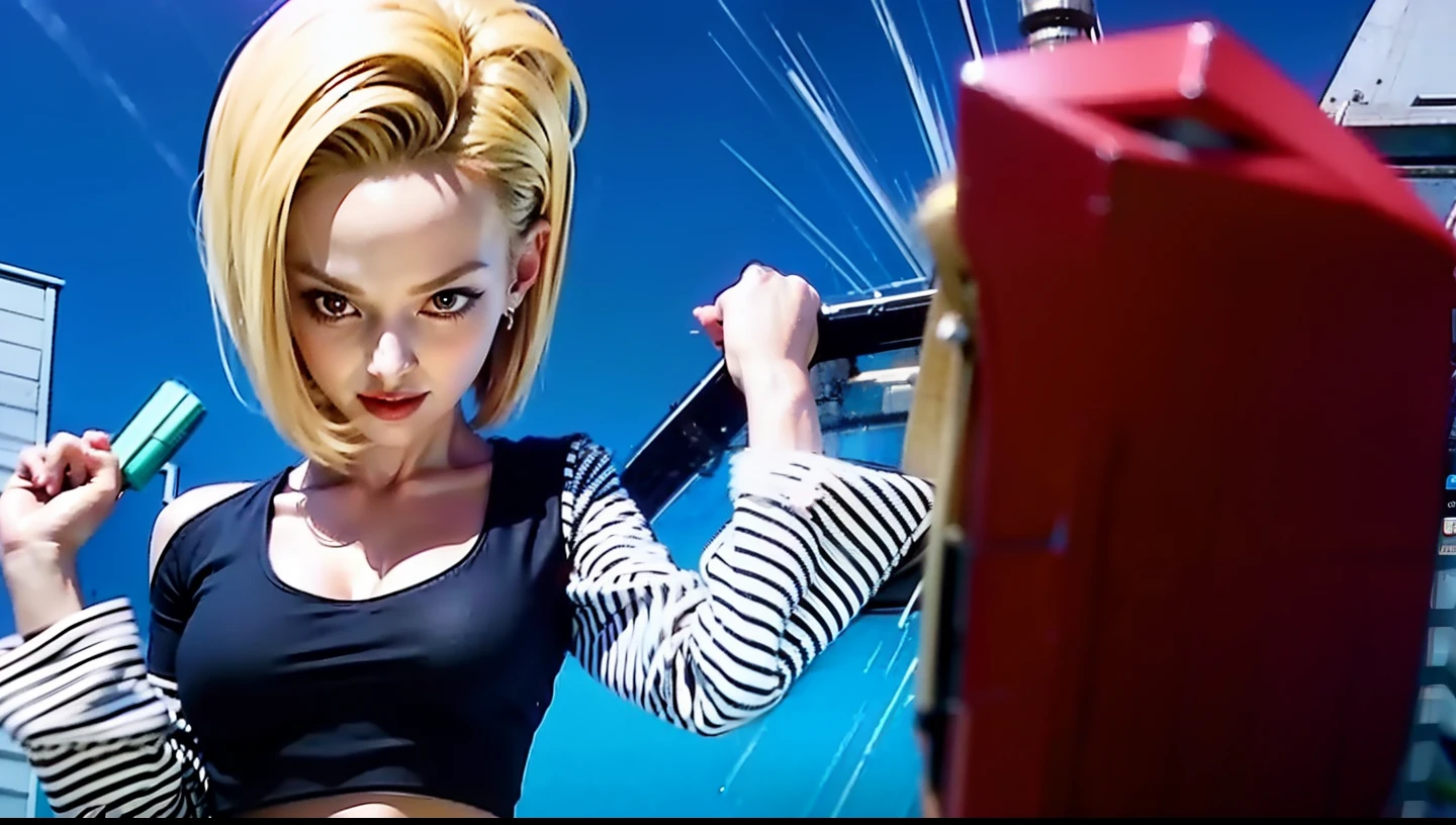 Android 18, sexy, extremamente realista