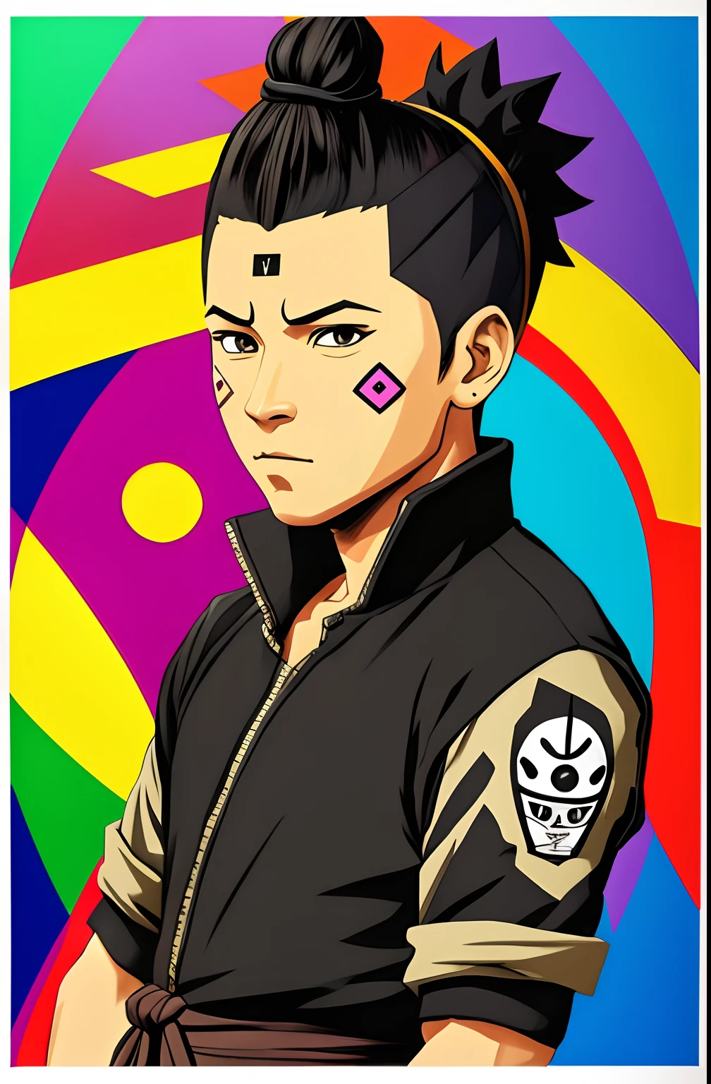 (Shikamaru Nara ), Eduardo Kobra ,Romero Brito,The Filling Twins ,multidimensional geometric wall PORTRAIT, arte, Chibi,
Yang08k, lindo, Colouring,
Primary works, qualidade superior, melhor qualidade, Arte Oficial, Beautiful and Aesthetic, 16k