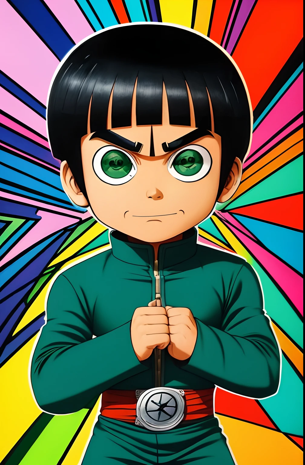 ( Rock Lee ), Eduardo Kobra ,Romero Brito,The Filling Twins ,multidimensional geometric wall PORTRAIT, arte, Chibi,
Yang08k, lindo, Colouring,
Primary works, qualidade superior, melhor qualidade, Arte Oficial, Beautiful and Aesthetic, 16k