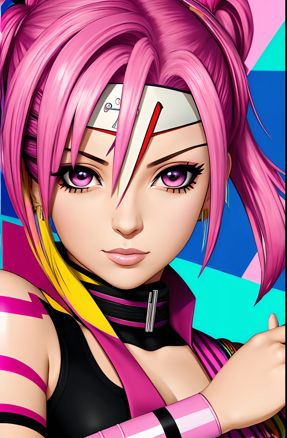 (sakura haruno ), Eduardo Kobra ,Romero Brito,The Filling Twins ,multidimensional geometric wall PORTRAIT, arte, Chibi,
Yang08k, lindo, Colouring,
Primary works, qualidade superior, melhor qualidade, Arte Oficial, Beautiful and Aesthetic, 64k
