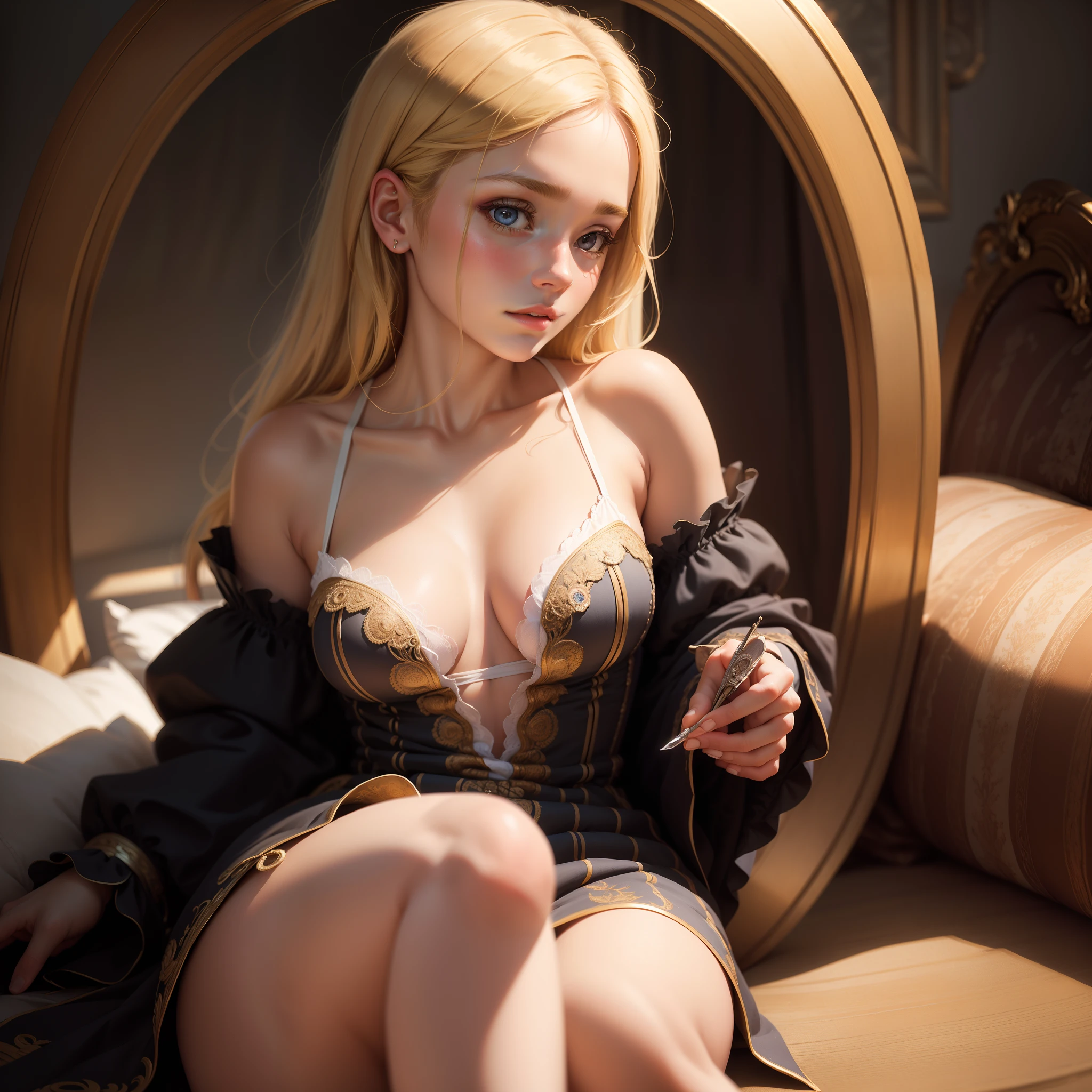 masterpiece, best quality, an extremely delicate and beautiful girl,an extremely delicate and beautiful, world masterpiece theater, ultra-detailed, highly detailed, best quality, blonde hair, highres, extremely detailed,1girl, best quality, illustration, looking at viewer, impasto, canvas, oil painting, realistic, realist ,real,