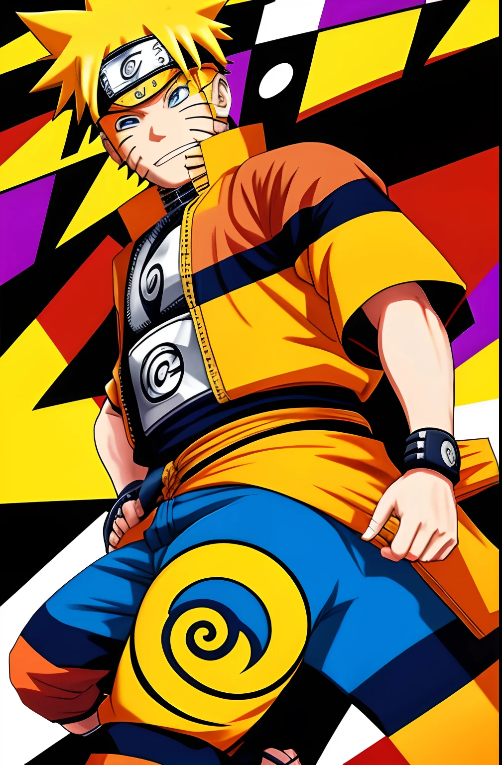 ( naruto uzumaki), Eduardo Kobra ,Romero Brito,The Filling Twins ,multidimensional geometric wall PORTRAIT, arte, Chibi,
Yang08k, lindo, Colouring,
Primary works, qualidade superior, melhor qualidade, Arte Oficial, Beautiful and Aesthetic, 64k