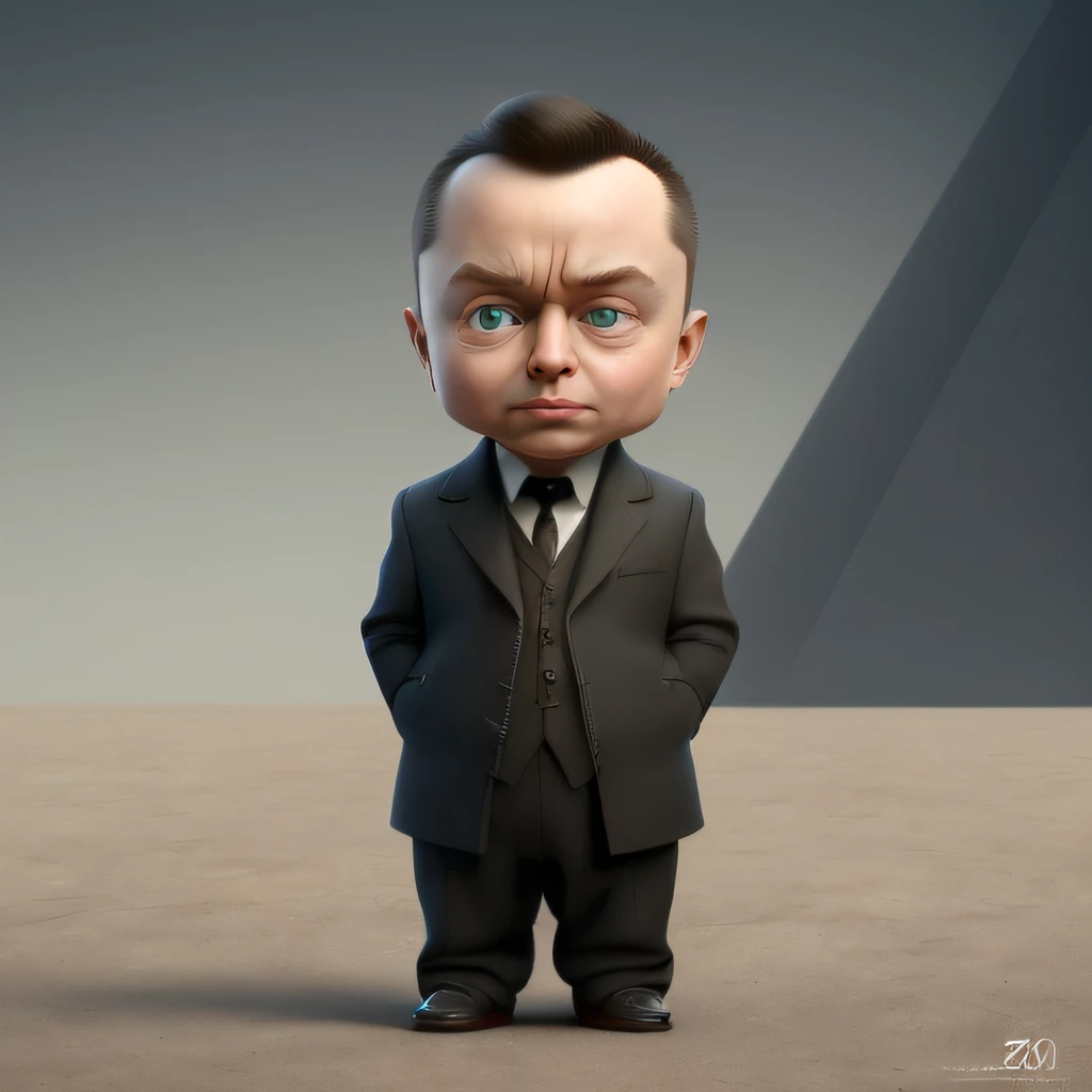 cbzbb , elon musk ,character ,cute, little, beautiful, deviant art, trending art station, digital art, detail, cute, real, humanoid, character, small,cinematic show ,cinematic light,elon musk,look happy