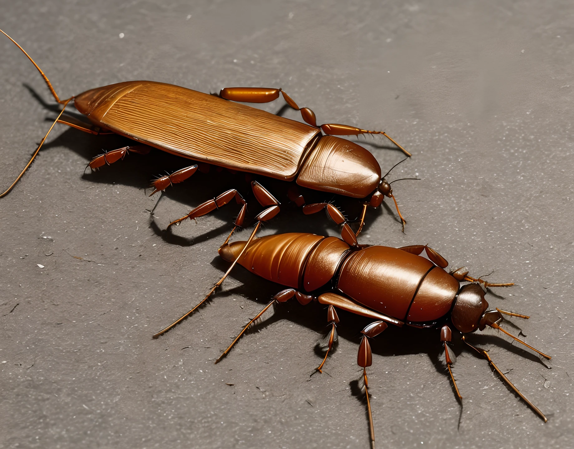 Dead cockroach