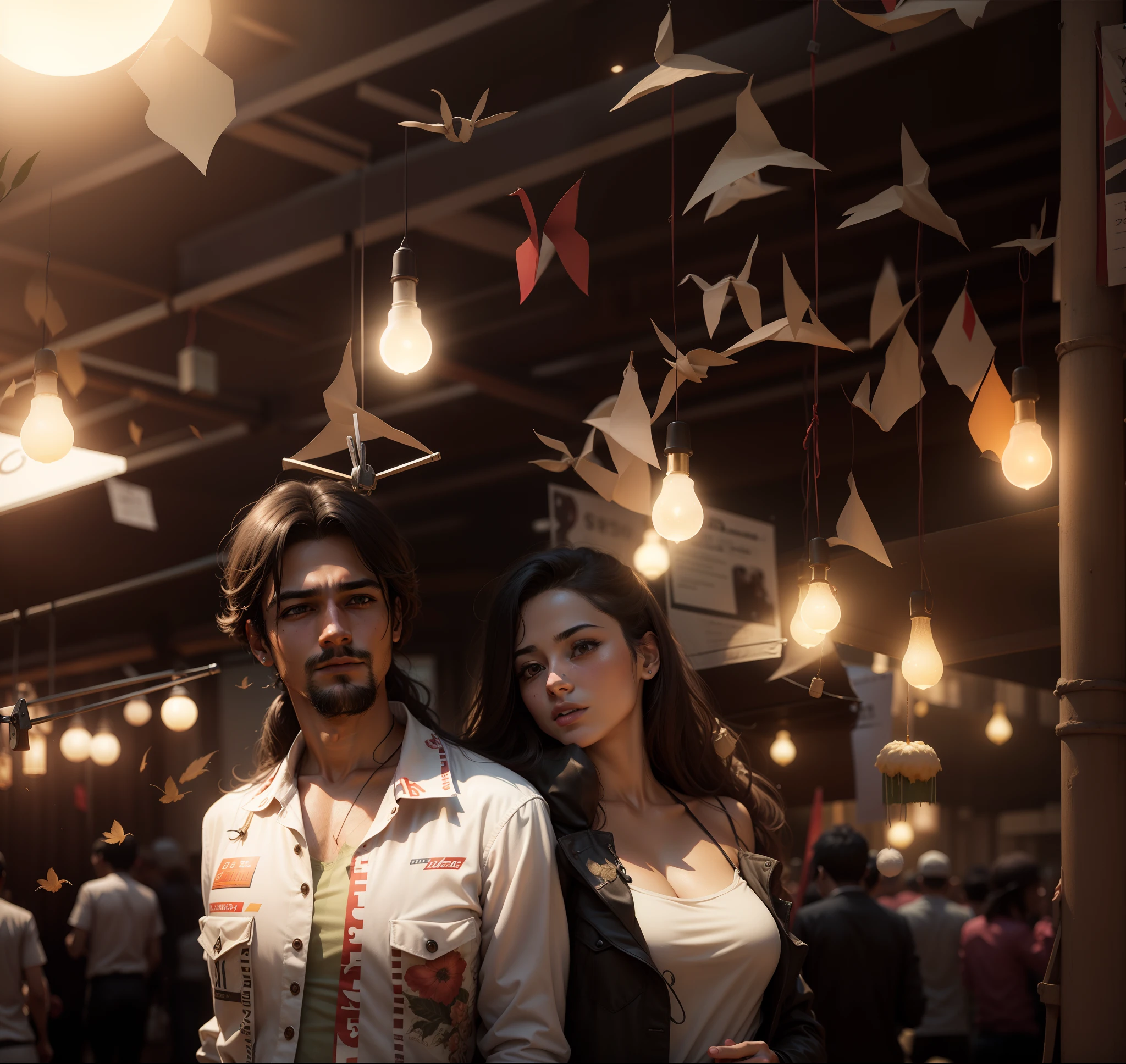 Change background , fastival , real face , ultra realistic , realistic