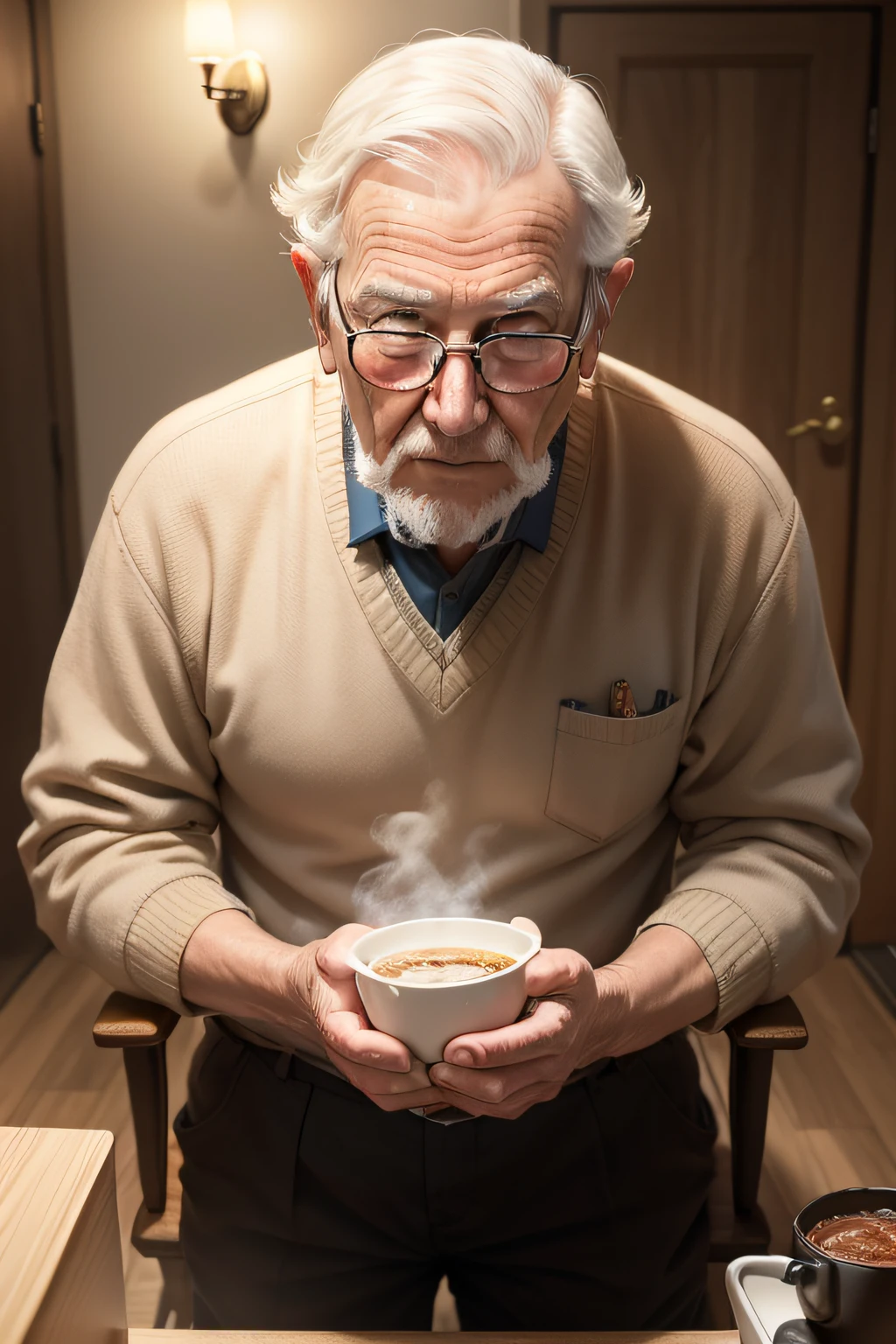 Experienced in life Grandpa Gentle