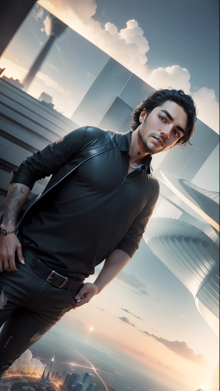 Remove background to burz khalifa