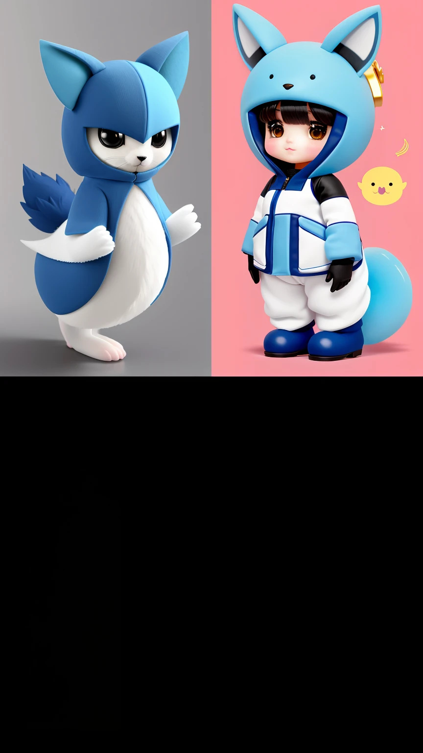 ""Imaginative creative appearance of a cute creature similar to Lora, vestida de policial e com a forma de um rato. (Criaturas fofas: 0,9)""