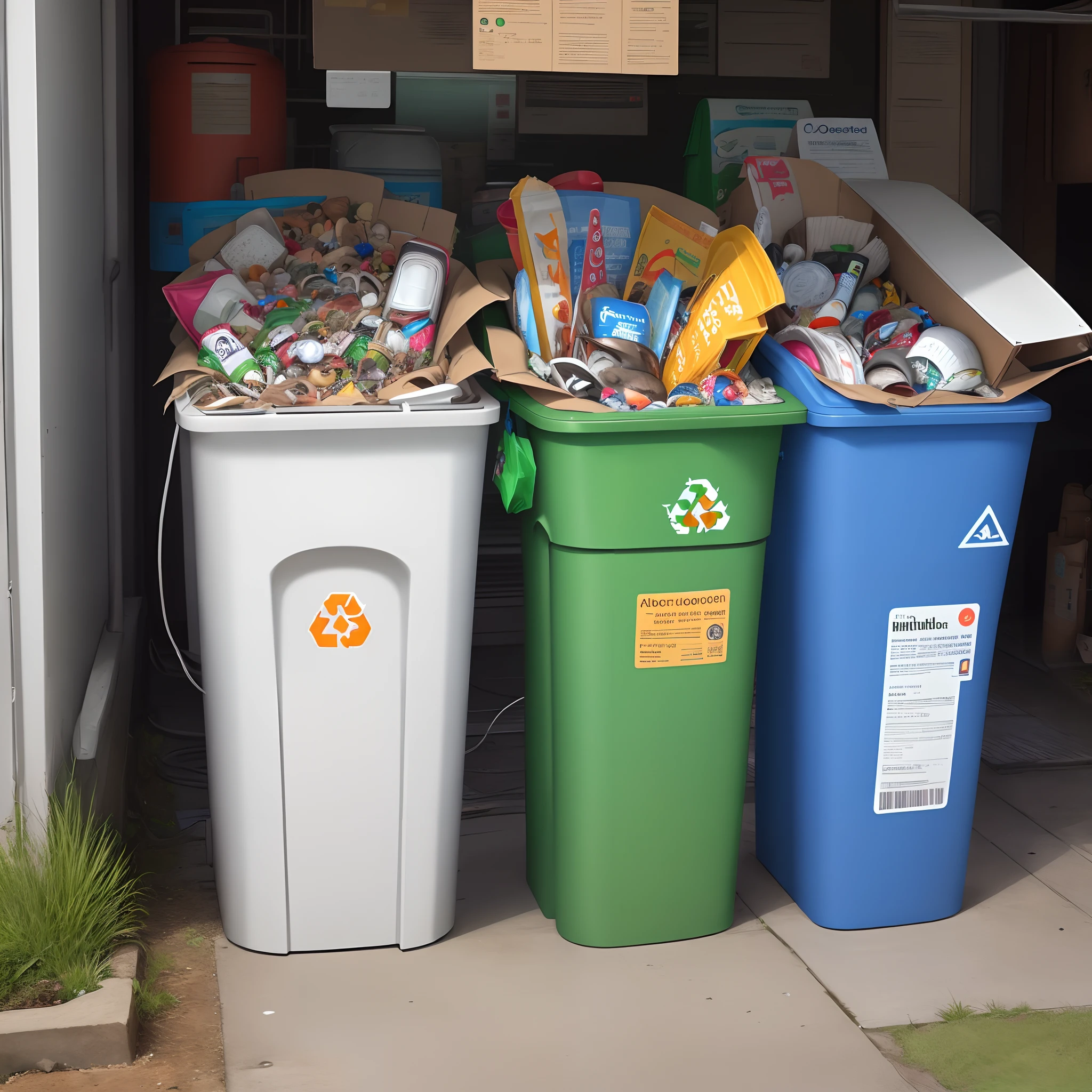 Automatic recycle bin detects junk