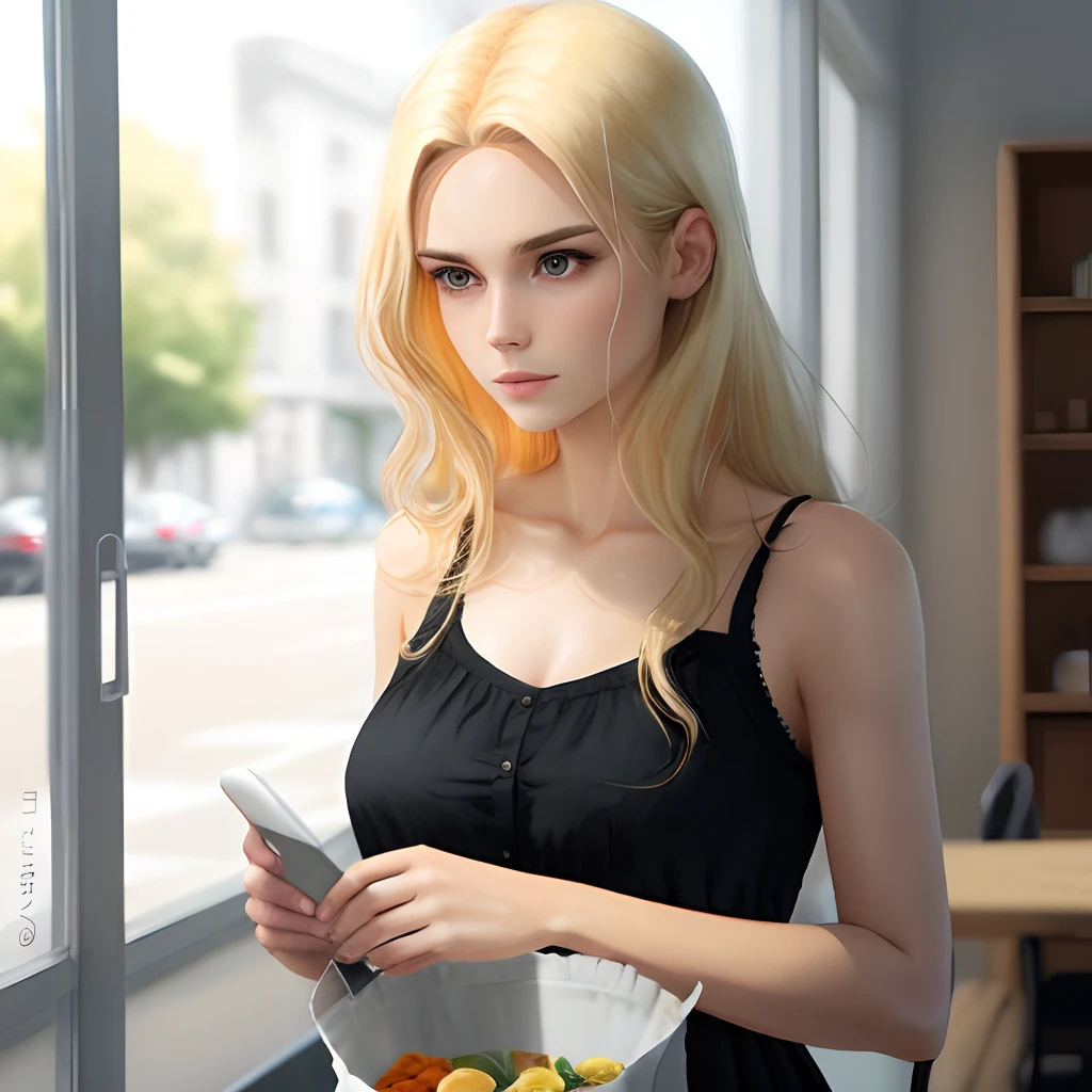 nakeness,blond hairbl,Woman