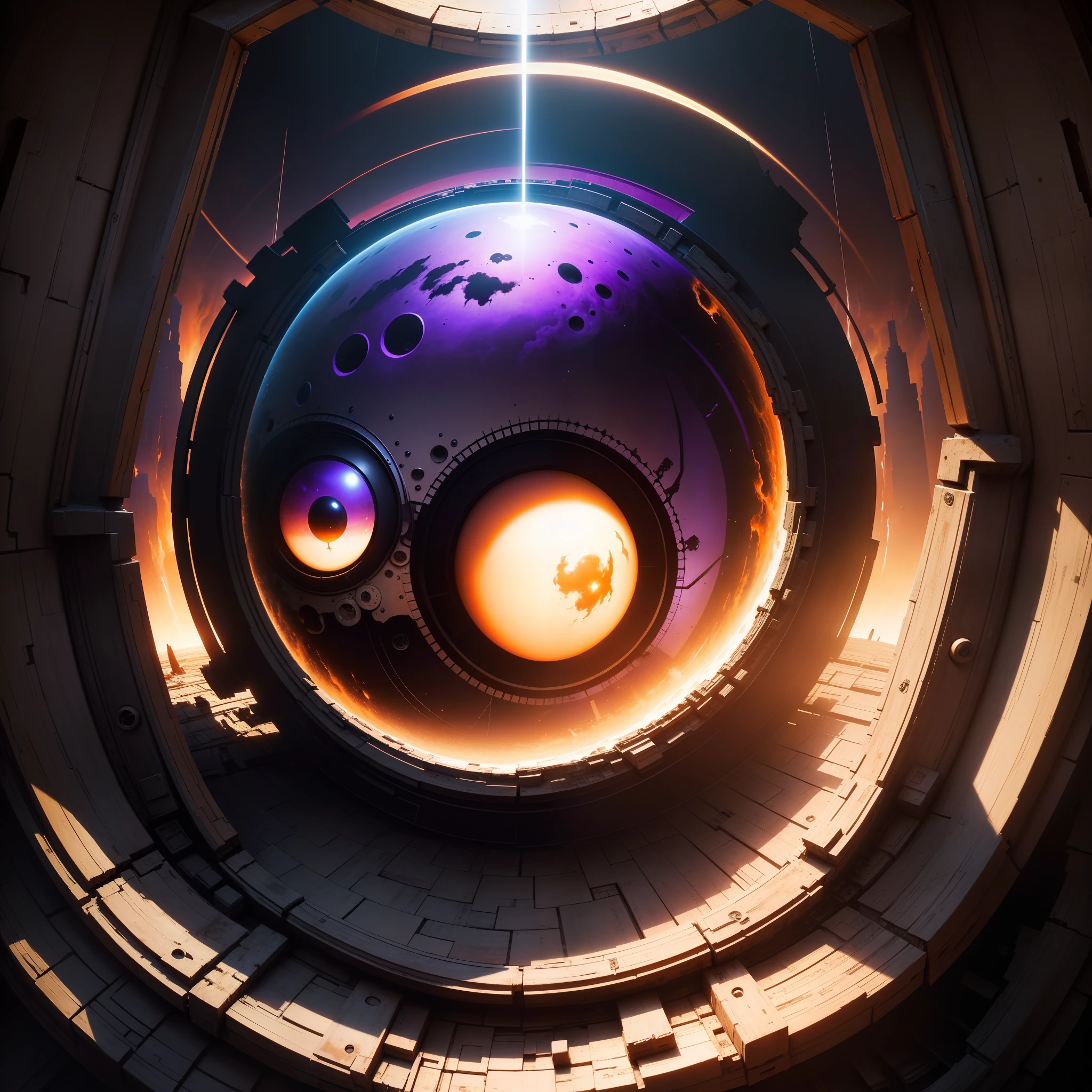 masterpiece, best quality, 8k, natural lighting, soft lighting, sunlight, a rft17 is moving in a gigantic canyon surrounded by dead titans, war zone, explosions, artillery, ominous skies, monsters the size of a planet, surreal, gritty, atmospheric, cinematic, stylized, contrast, epic, artwork, drawing, Thunderstorm, Neoclassical, Gas masks,Ticking clock, Deathly, Dissonant, (Asymmetry:1.1), (Tenebrism:1.1), (Ultraviolet:1.2), Silk, Sphere, ultra detailed, intricate, oil on canvas, dry brush, (surrealism:1.1), (disturbing:1.1), vivid colors, (enticing:1.4), (irresistible:1.4), disturbing, (fascinating:1.2), (magnetic:1.2),