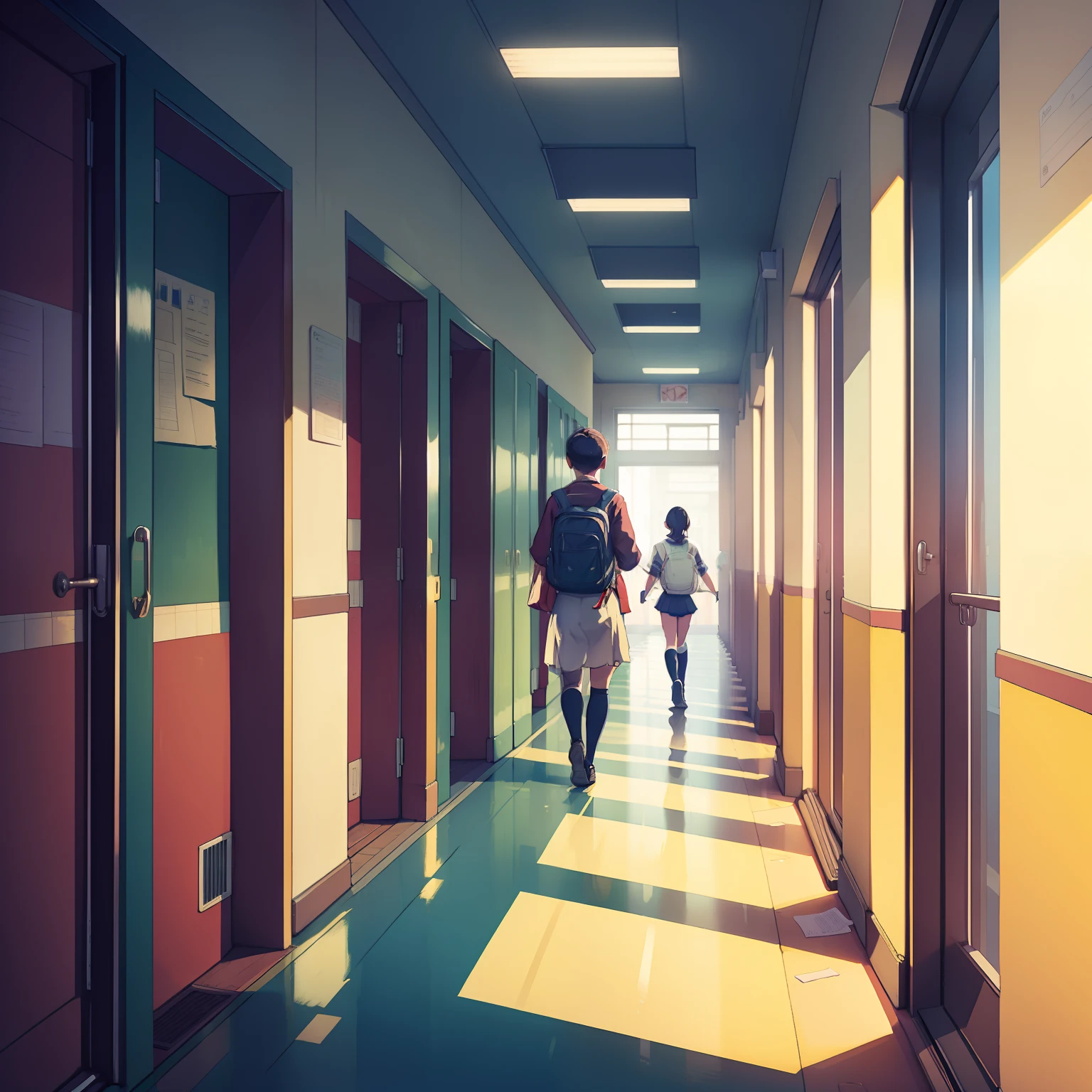 school corridors