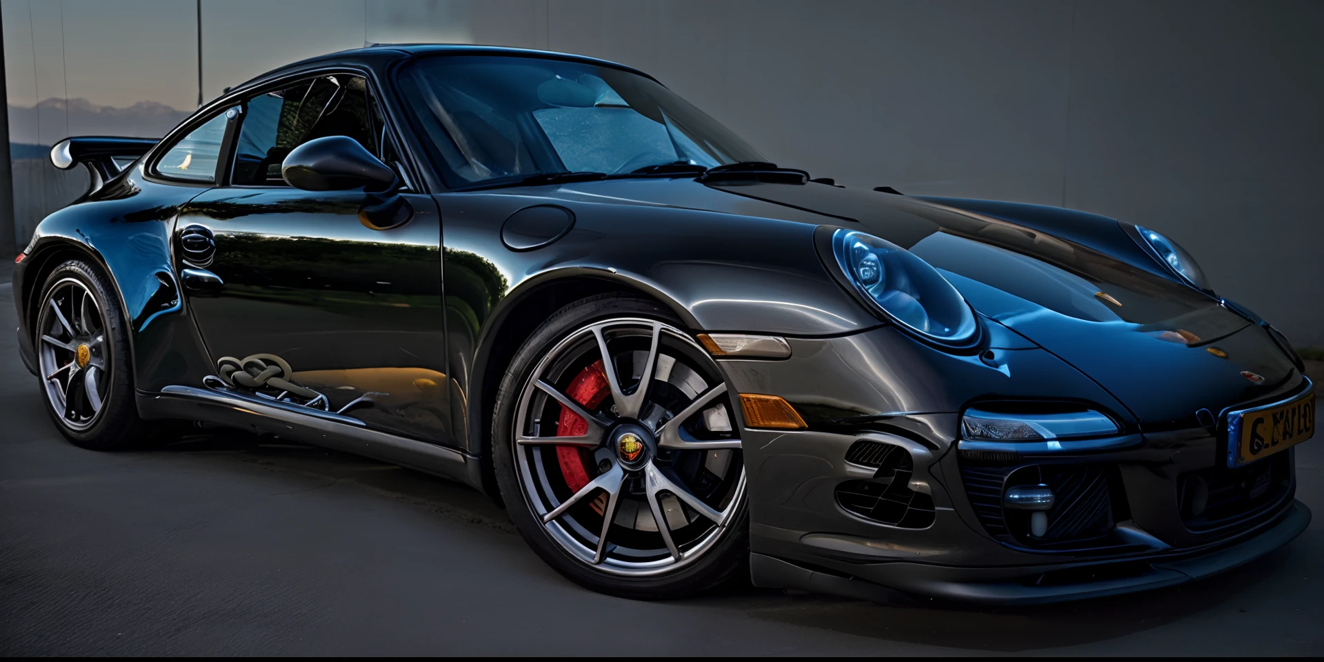 CarHelper, (classicnegative) (MidnightBurnout), photo of Porsche 911 GT turbo