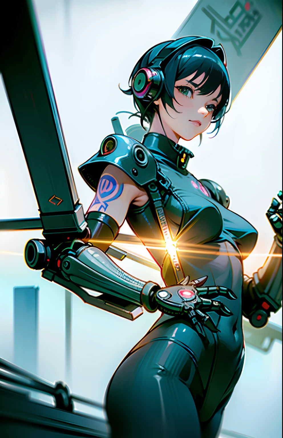 choose
copy
Highest Quality、realisitic、Photorealsitic、Award-winning illustrations、Exposed udder、Upright Qi 、(intricate detailes:1.2)、(delicate detail)、(intricate detailes)、(ciinematic light、best quality backlight)、Clear Line、foco nítido、Official art、Unity 8k壁纸、absurderes、incredibly absurdness、huge filesize、Supergianthugebreasts(In_main visuals_Street:1.21)、(neon lamp)、Fantasyart、nffsw、((Close-up photos of the award-winning Studio Triangle))、1 boy、A half body、(Full tattoo)、(Mouth closed)、small tits、Protruding 、Navel、abdominals、((cyberpunk city street、Battle Maiden、katanas、Robotic arm))、(Naked、Martin Boots)、(headphones_Around_Neck)、(headphones_Around_hair)