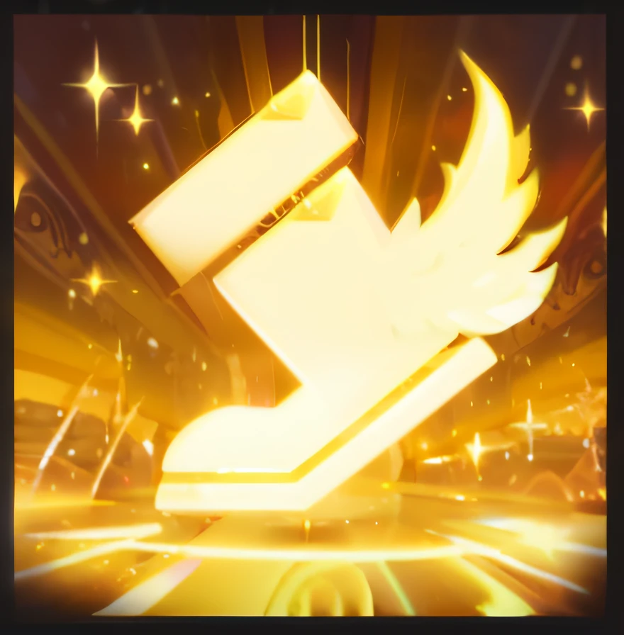 There is a picture of golden boots with wings on them, item art, ability image, insane quality, gold wings, white eagle icon, profile picture 1024px, expressioness, Wings of Victory!!!, legendary item, masterpeice, emblem of wisdom, sacred aura, Golden wings, Perfectly done, godsent, pictogram