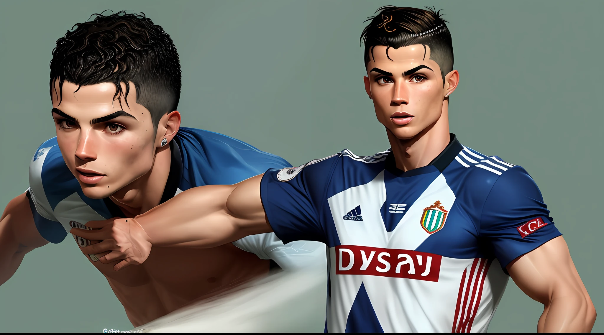 Cristiano Ronaldo careca