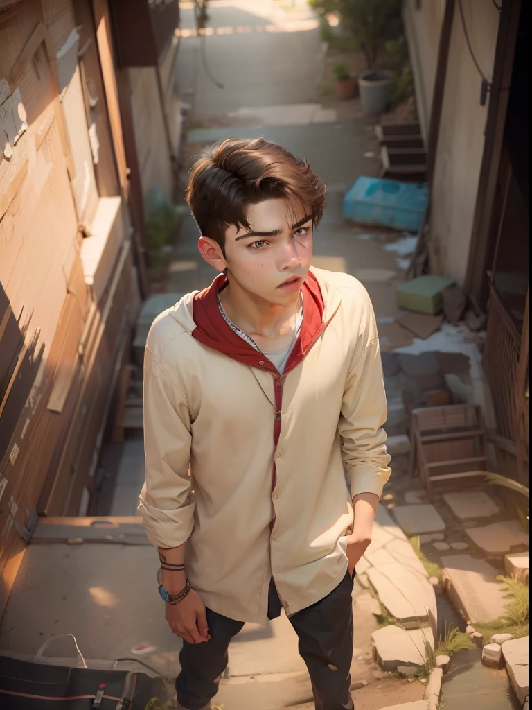 Handsome boy age boy 4K resolution background change reality face 16year old