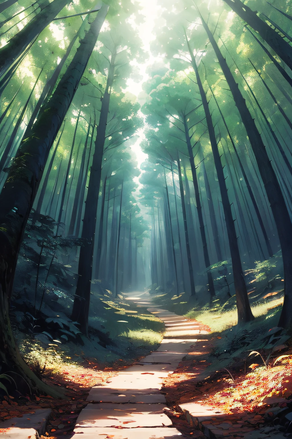 absurdres, highres, ultra detailed, (no human:1.3),
BREAK
, Create an image using a prism effect, with light refracting and creating a colorful, kaleidoscopic appearance.
BREAK
, Design an image with a fisheye lens effect, capturing a wide field of view with a distinctive, curved perspective.
BREAK
, Capture a forest path, with towering trees, dappled sunlight, and a sense of tranquility and natural beauty.
BREAK
, Illustrate a monochromatic world, using only shades of black, white, and gray to convey depth, emotion, and a striking visual impact.