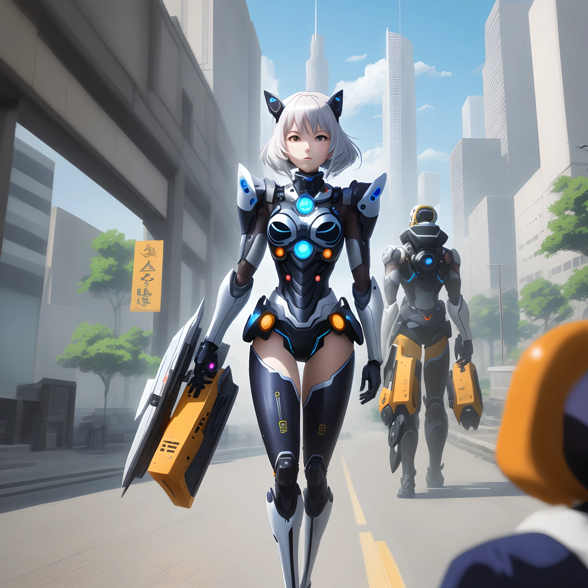 Digital Future Technology Anime