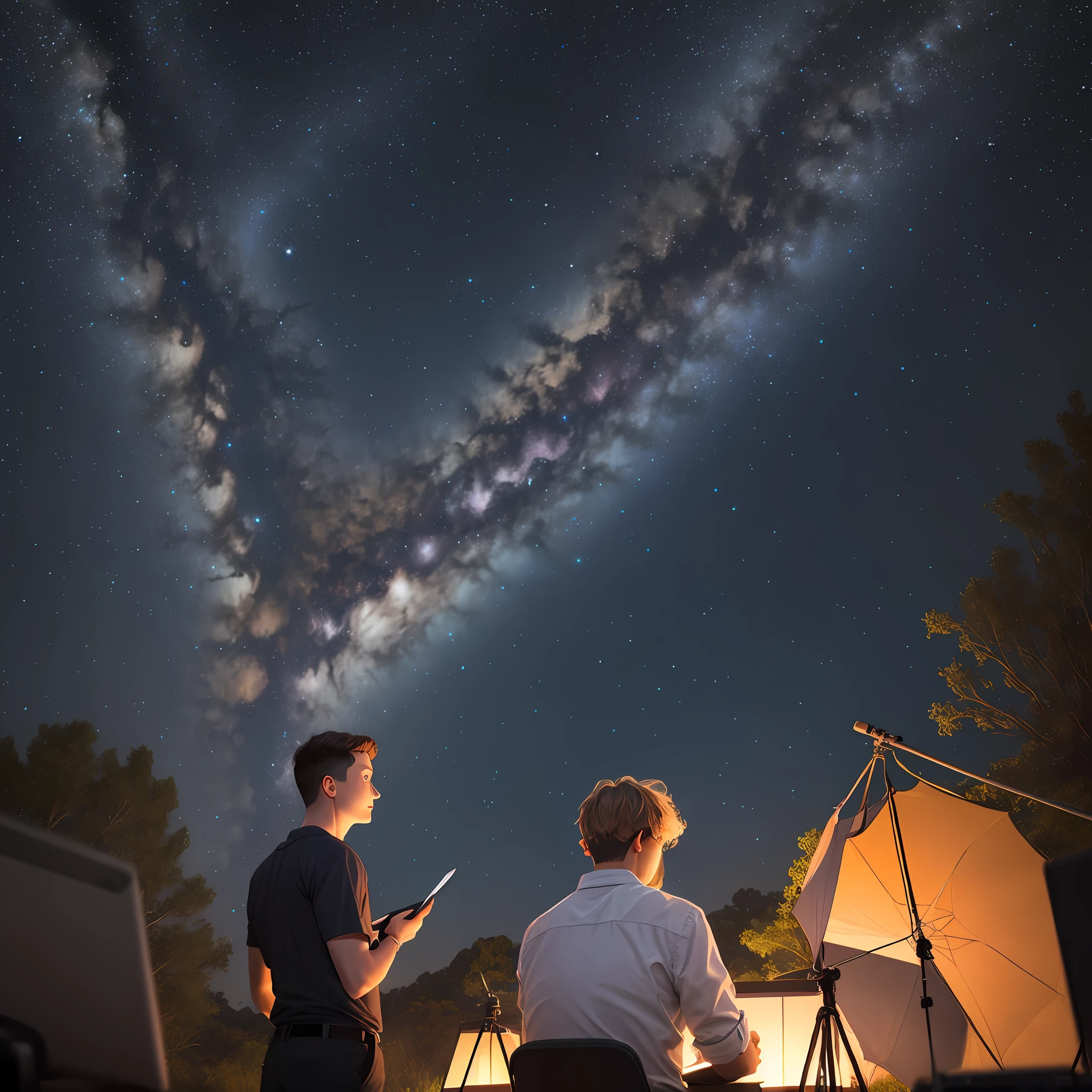 A practitioner under the stars