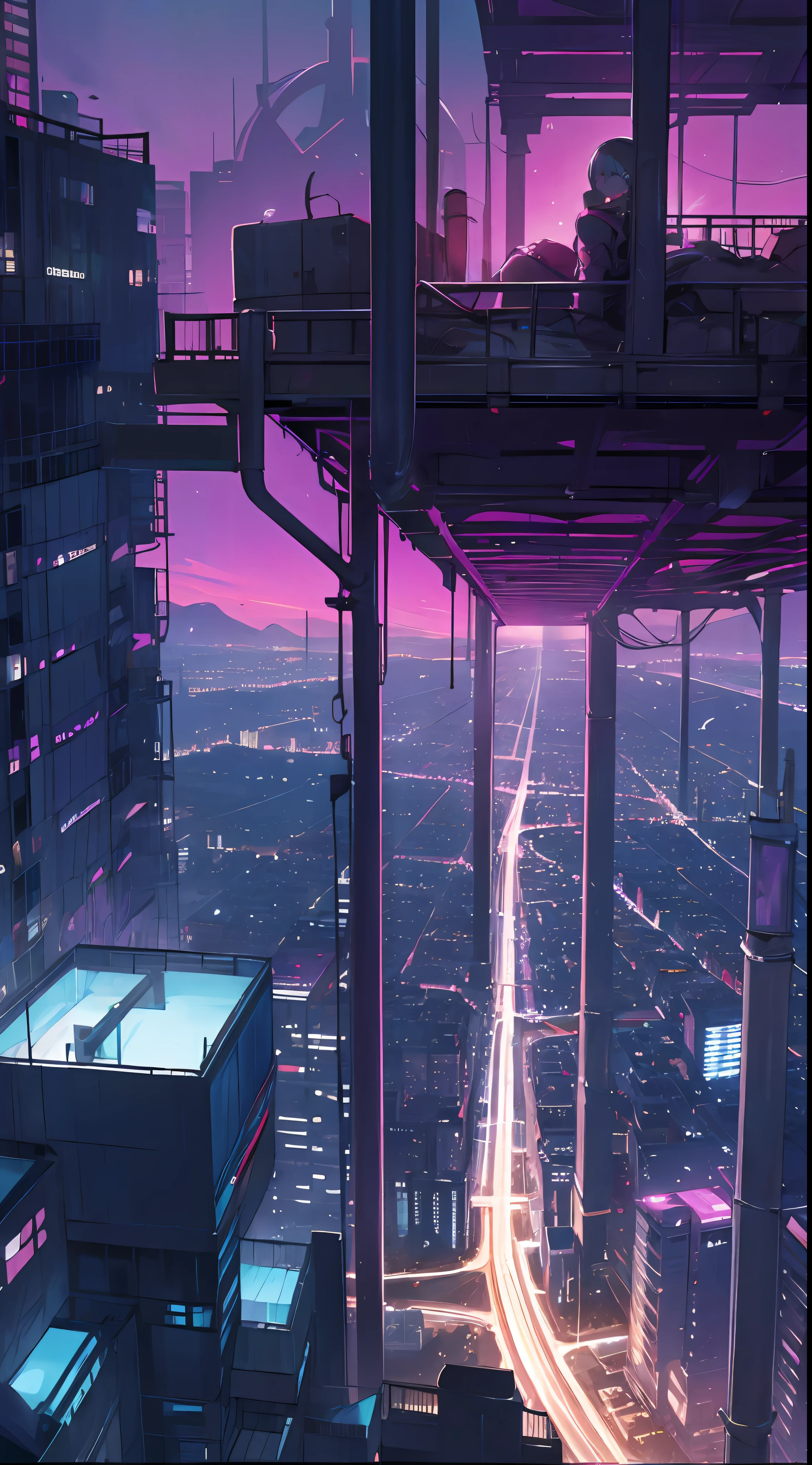 ciberpunk, City, night time, beautiody, beautiody,
