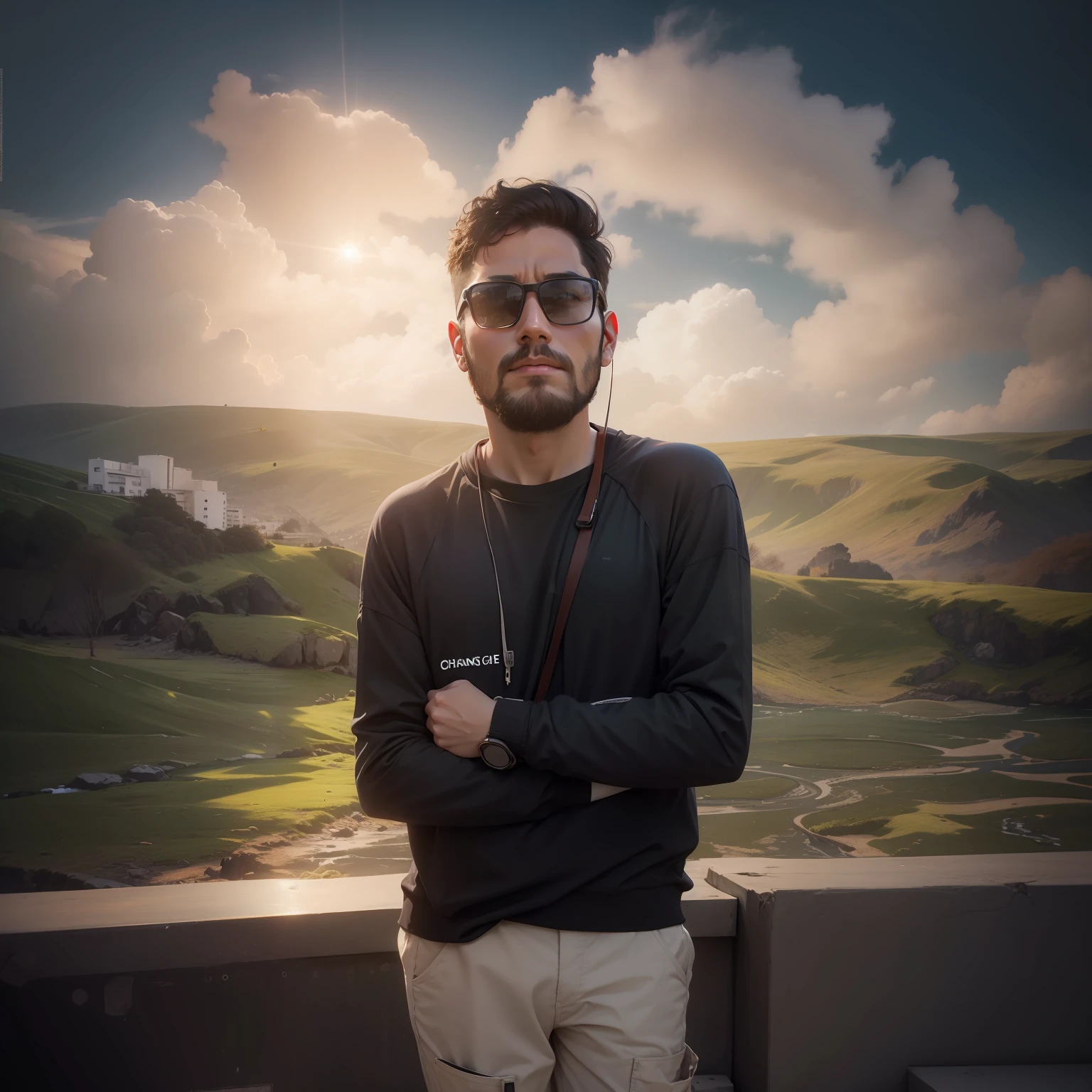 change background don't change face