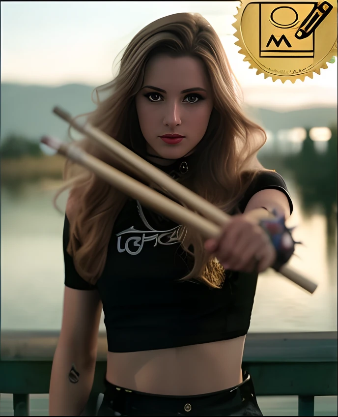 Arafed woman holding two drums in front of a body of water, Lindsay Adler, baterista, Anna Nikonova aka Newmilky, Alexandra Waliszewska, imagem profissional, Michal, Alina Ivanchenko, tomada em 2 0 2 0, Karolina Cummings, bateria, tocando bateria, Emily Rajtkowski, Ekaterina