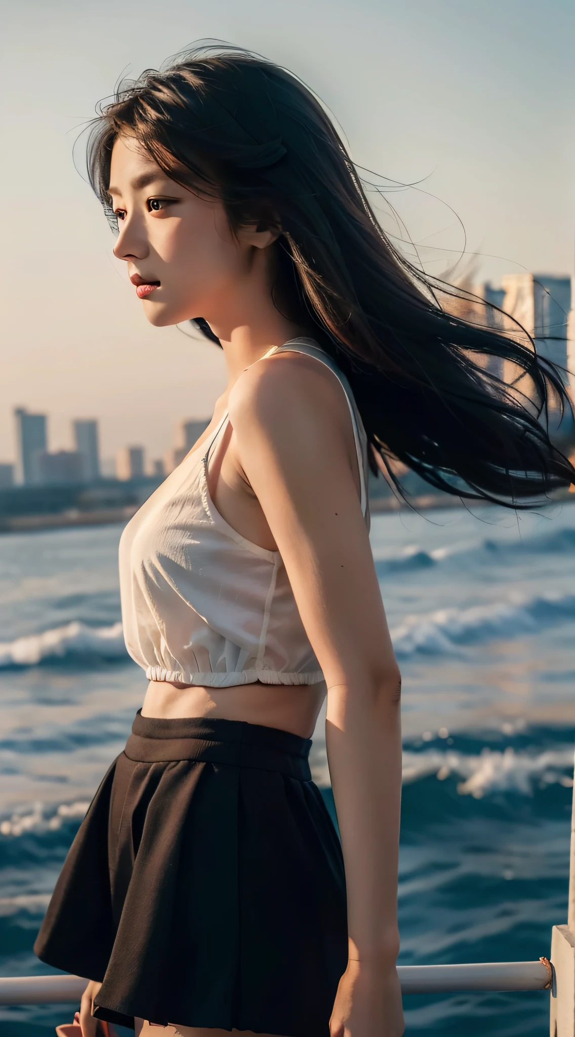 ((Best quality, 8K, Masterpiece: 1.3)), Extremely delicate beauty, Extremely detailed, 1girll, Like a real person,Sporty wind