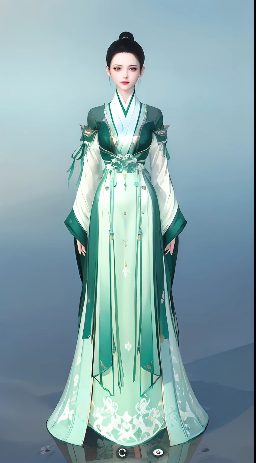 1 woman（beauitful face）、Full body standing painting，独奏，Transparent background，Game character costume design，Gorgeous dress、Chinese dragon motif，high detal，cinematic colorgrade，Ultra photo realsisim，Digital SLR，white backgrounid，Ultra-high resolution，Sharp focus，tmasterpiece，hdr，8K，（The is very detailed的 CG unified 8k 壁纸）