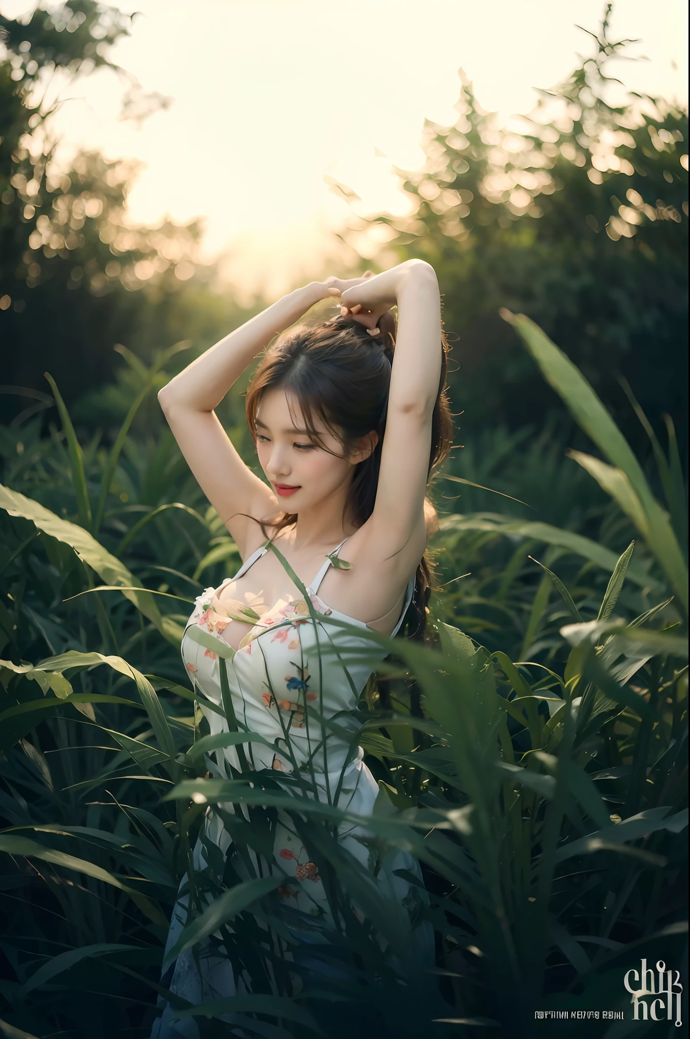 ( (8K:1.27), Best quality at best, tmasterpiece, 超高分辨率:1.2) ,photore,Beautiful Chinese woman ,(big breasts beautiful:1.1) ,(sci-fi warrior woman:1.1), Space warriors, (Silk clothes:1.21),wedding gown, Greg Rukowski and Alphonse Mucha designed intricate elegance、fanciful、the detail、geomerty、Gradient lighting,ssmile,Fine jewelry,( (8K:1.27), Best quality at best, tmasterpiece, 超高分辨率:1.2) photore,Beautiful Chinese woman (big breasts beautiful:1.1) (The clothes ar:1.21) ,ellegance、fanciful、the detail、geomerty、Gradient lighting,1girll, Delicate skin, looking at viewert, Brown eyes,ssmile ,(fashion hair:1.2), (Large breasts:1.0), (medium areolae:0.8), (realisticlying:1.4), (Best picture quality:1.0), (超高分辨率:1.0), 8K, RAW photos, (tmasterpiece:0.2), (PureErosFace_V1:0.5)