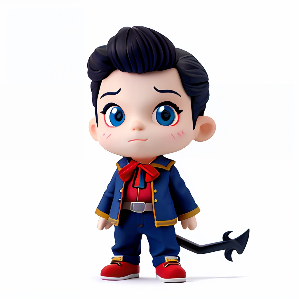Personagem com fantasia de diabo, 25 anos, Front high definition white background