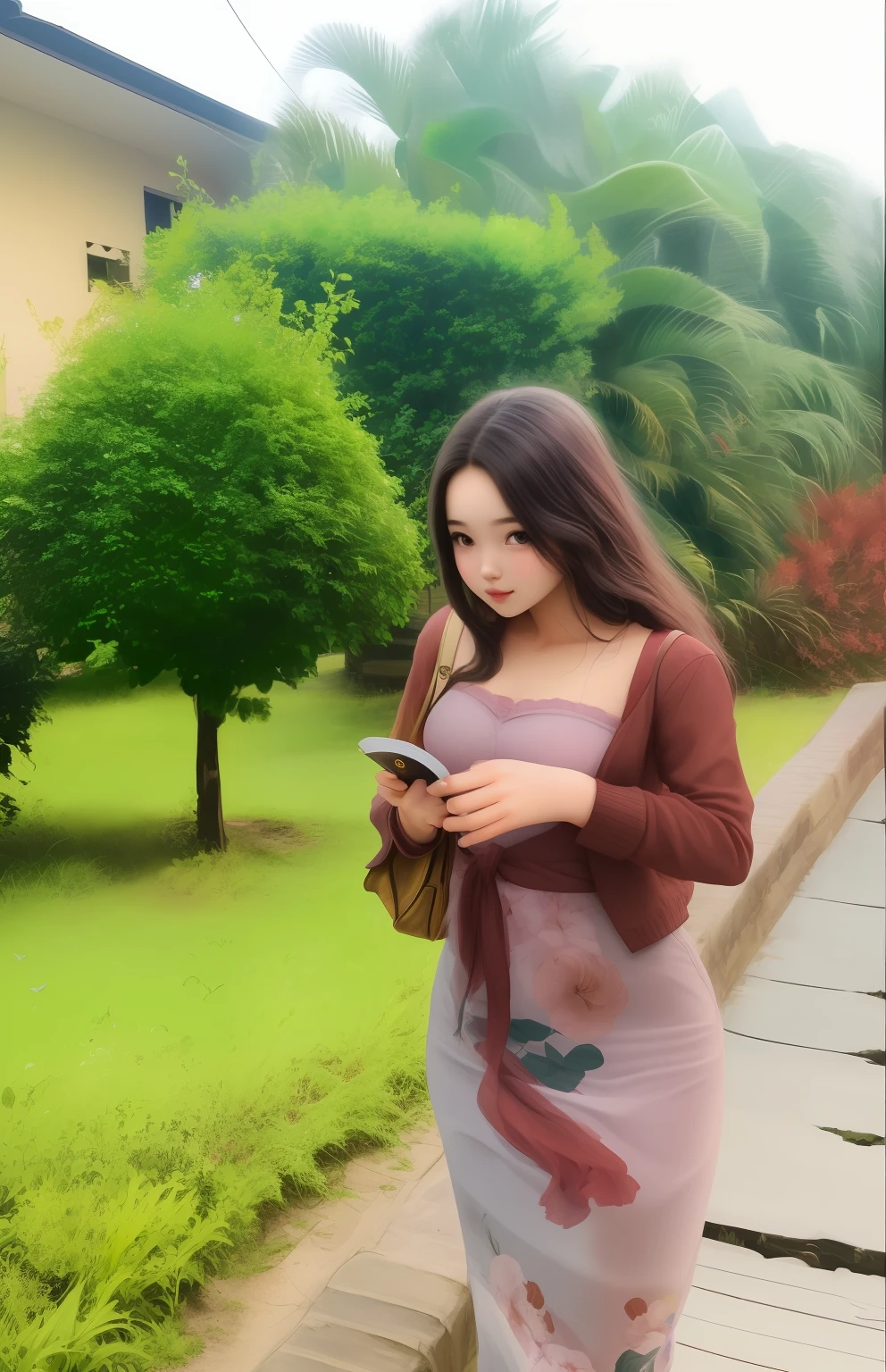 A pretty girl