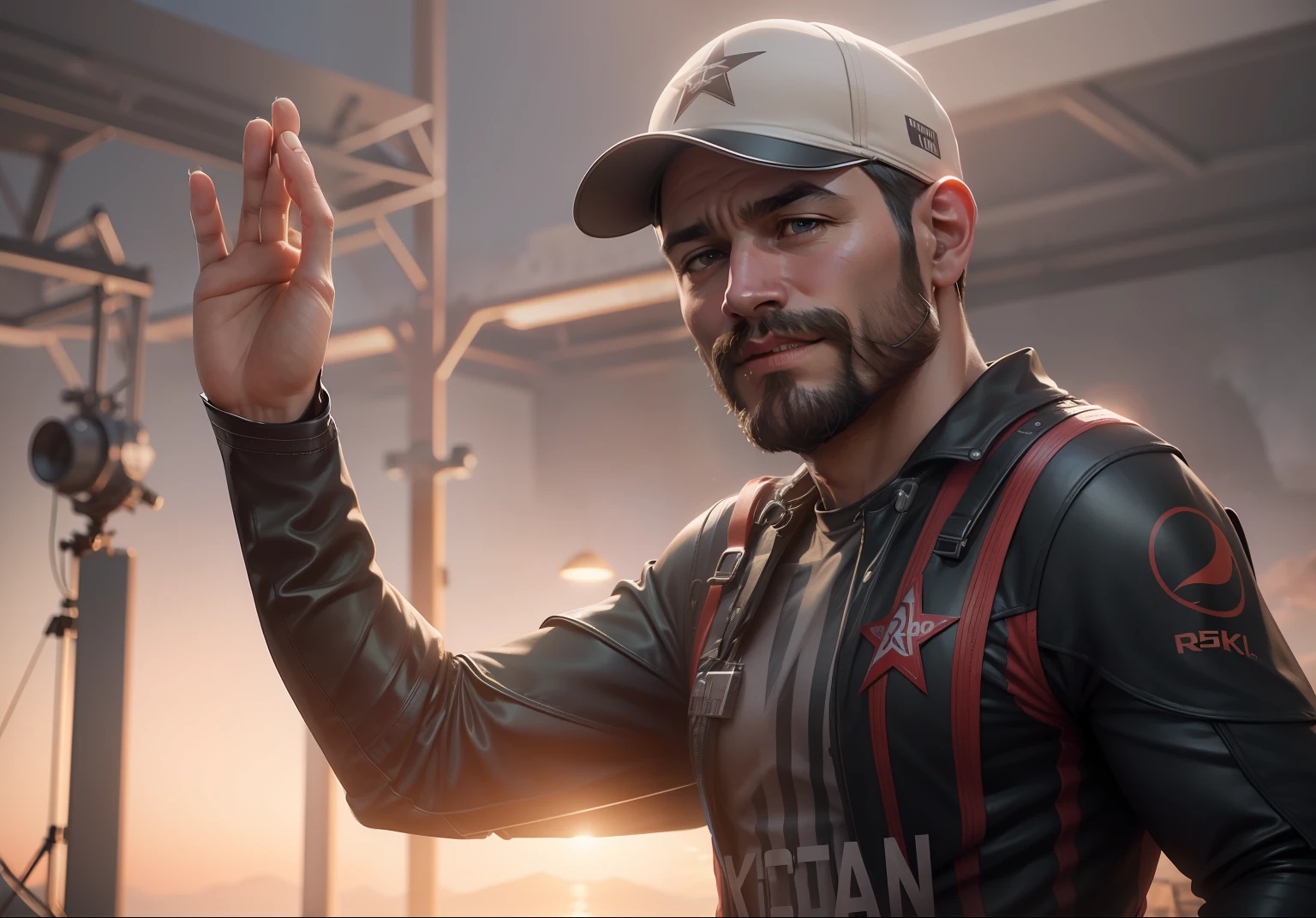 A good background and 8k realistic