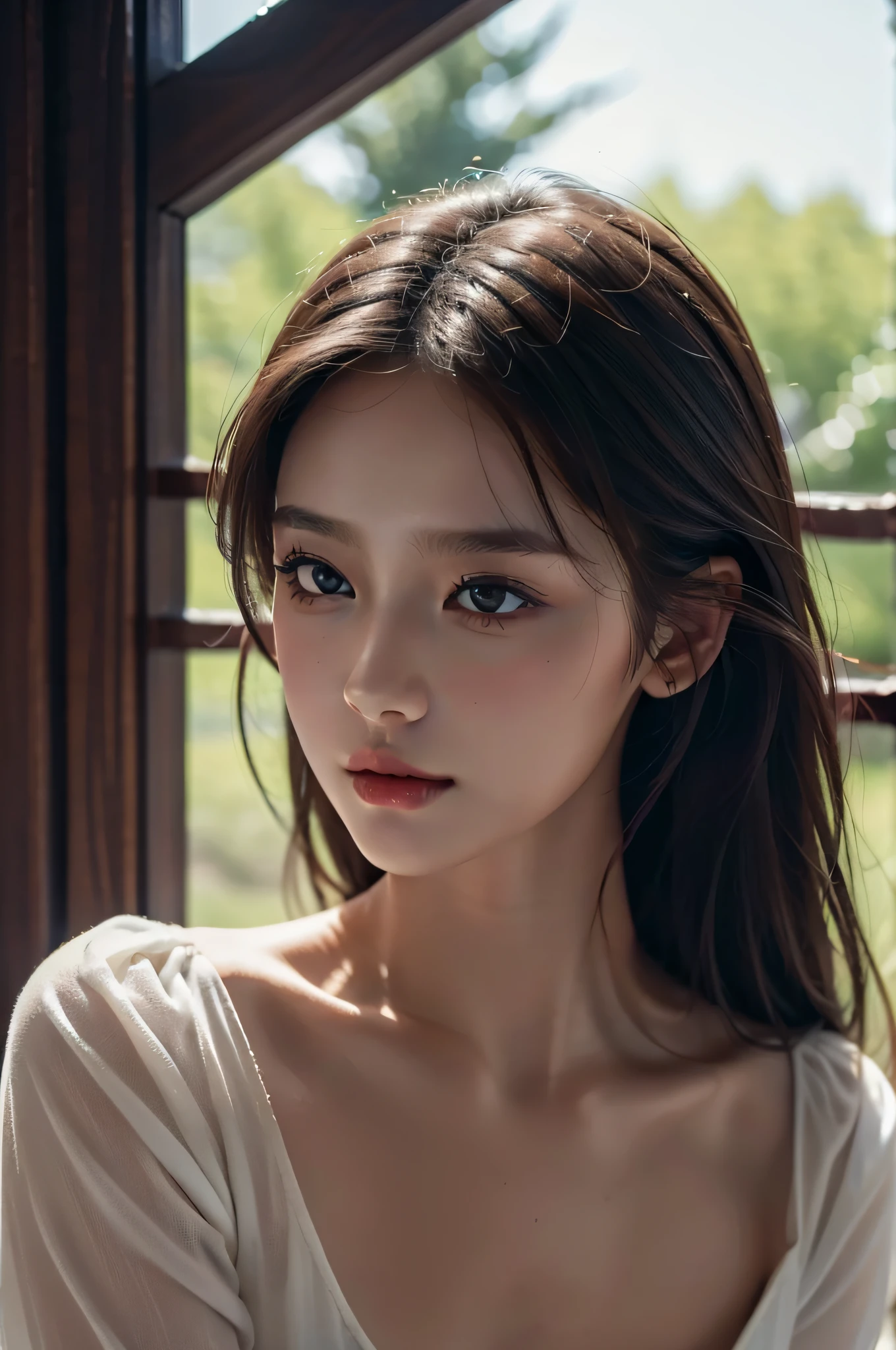 ((Best quality, 8K, Masterpiece: 1.3))， Extremely delicate beauty, Extremely detailed， 1girll， Like a real person，Delicate face and lips， Dark Wind