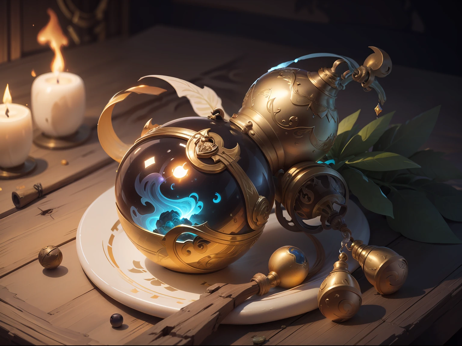 um close up de uma garrafa com uma luz brilhando sobre ela, concept art magical highlight, painting of one health potion, potion of healing, magical potions, fantasy game spell, fantasy game spell symbol, frasco de estrelas, estilo de arte de jogo de fantasia, holy fire spell art, magic items, fantasia estilo de arte hearthstone, Magical artifact, estilo de arte arcano, shiny potions