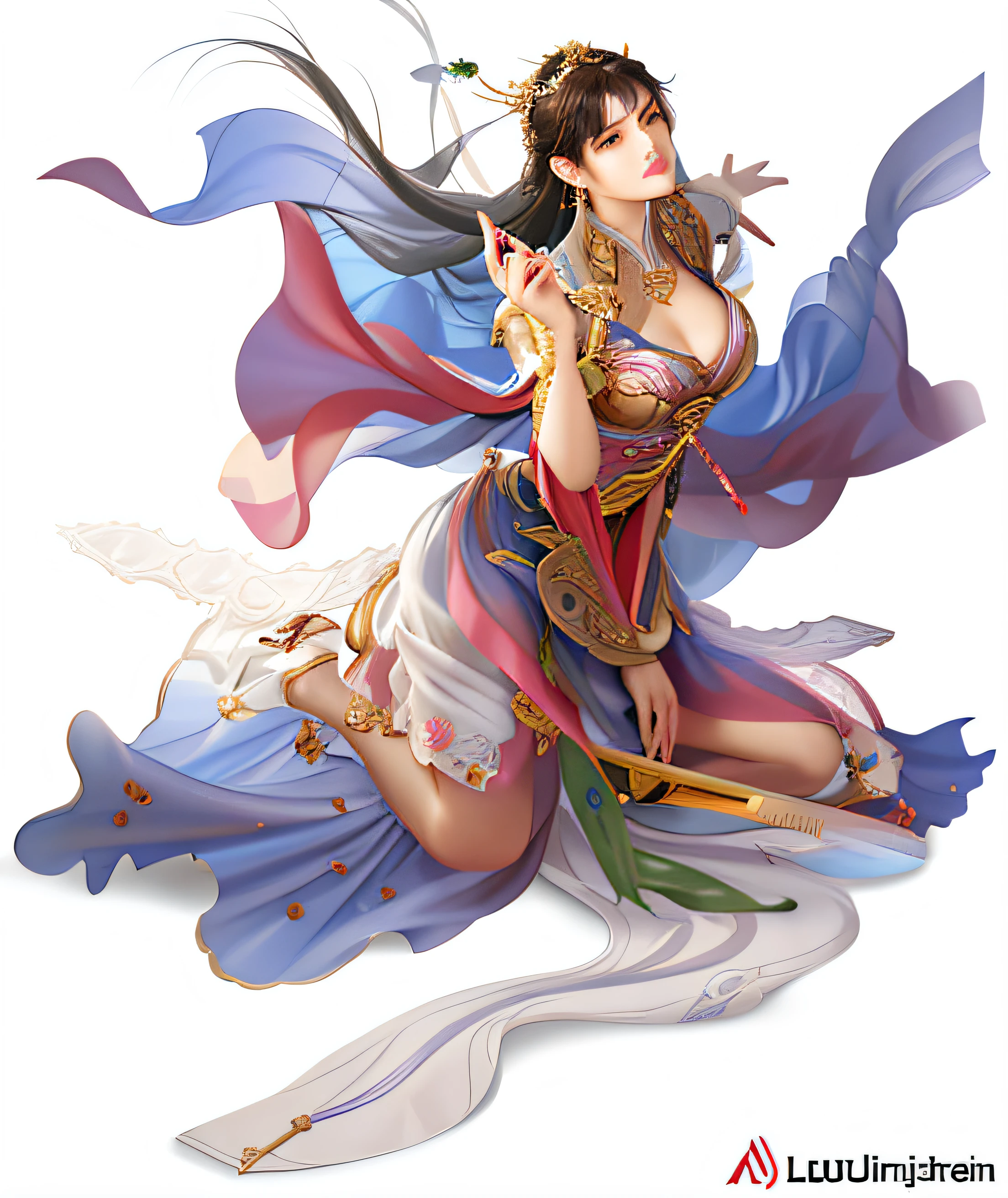 a close up of a woman in a dress holding a sword, art-style, Extremely detailed Artgerm, G Liulian art style, ! Dream Artgerm, Style Artgerm, full-body xianxia, Artgerm style, in the style of artgerm, by Yang J, Artgerm and Ruan Jia