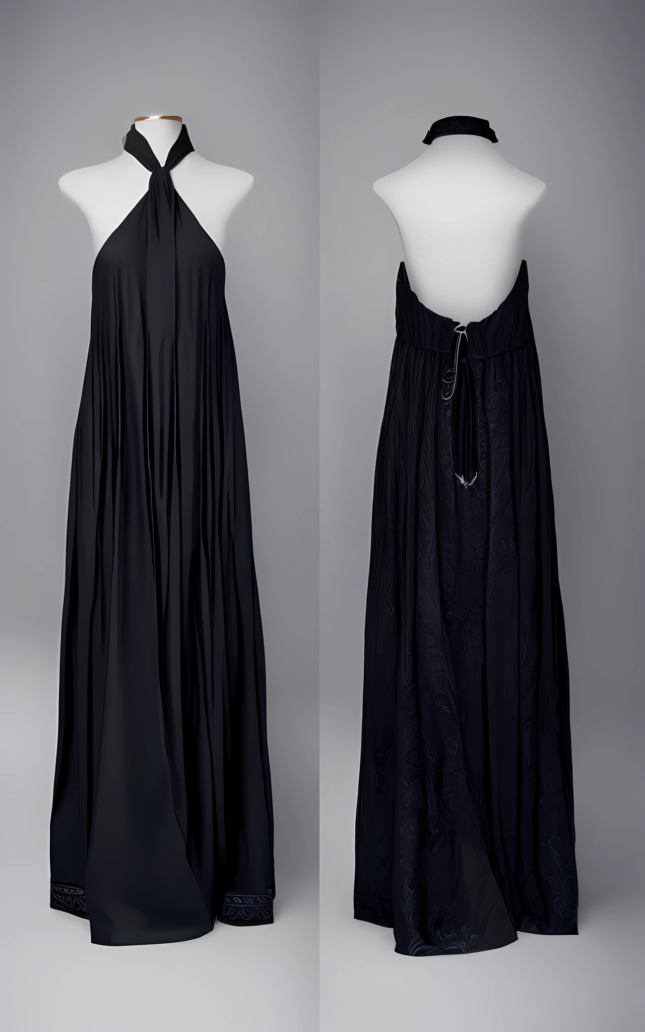 Knot halter neck design