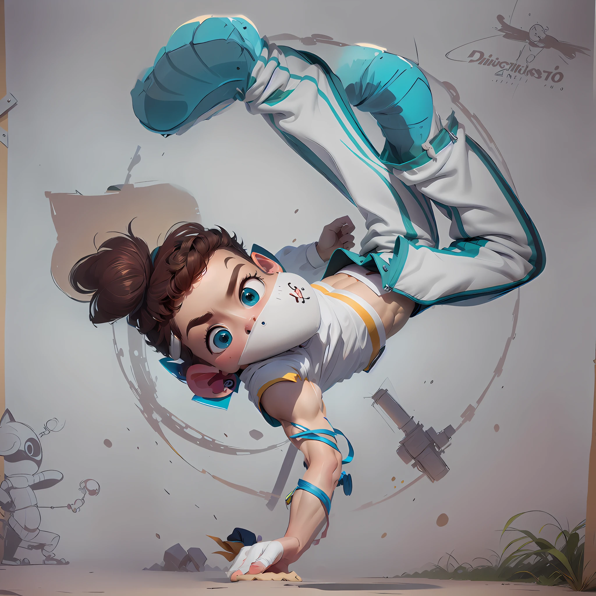 orelha cartoon menino normal humano