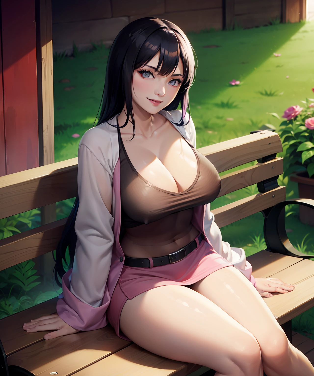 araffe woman in a pink dress sitting on a bench, with beautiful exotic, an asian woman, malaysian, attractive girl, south east asian with long, asian girl, lovely woman, beautiful asian girl, sexy girl, with a seductive smile, asian female, asian woman, asian women, sie boob, busty, cute seductive smile, good young girl