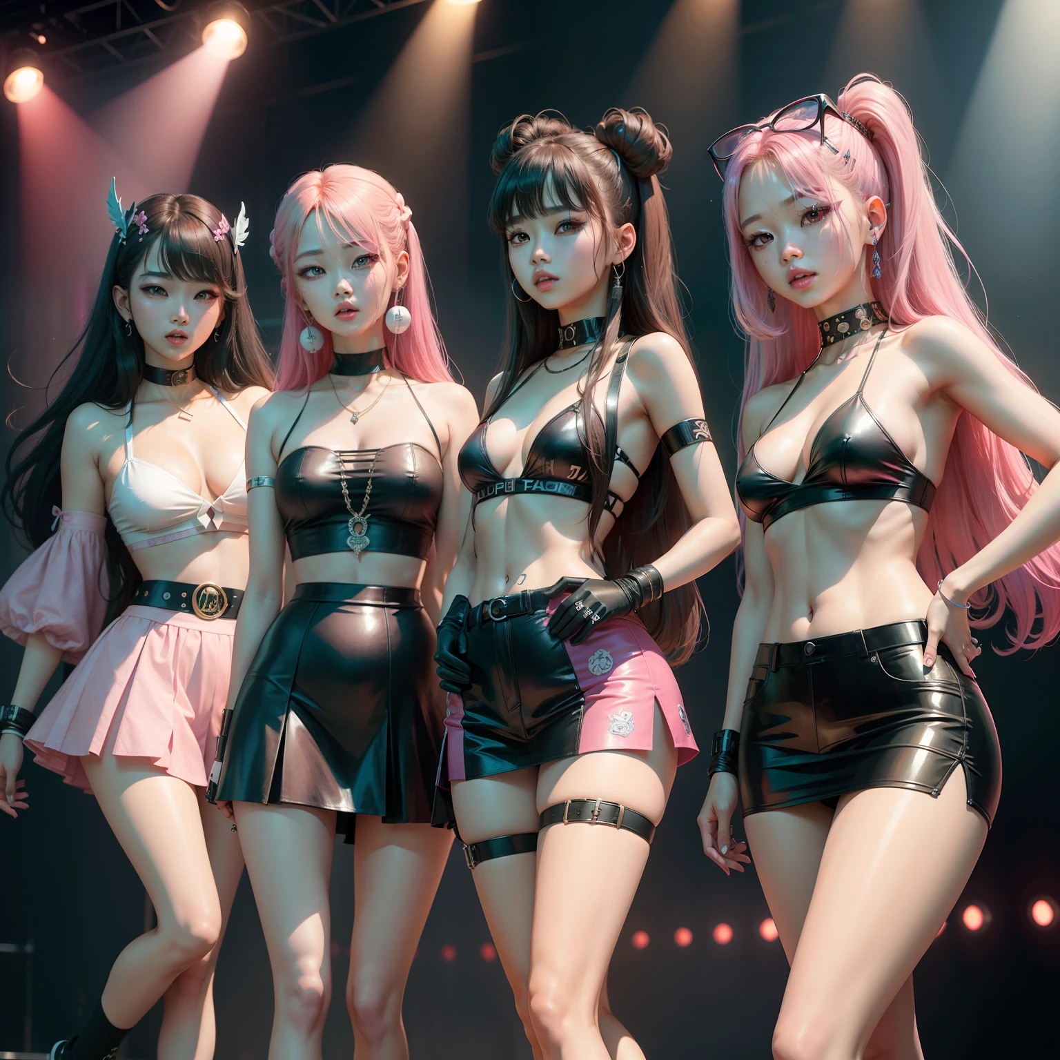 kpop group, blackpink, Gidle, Korean pop music, girl group.