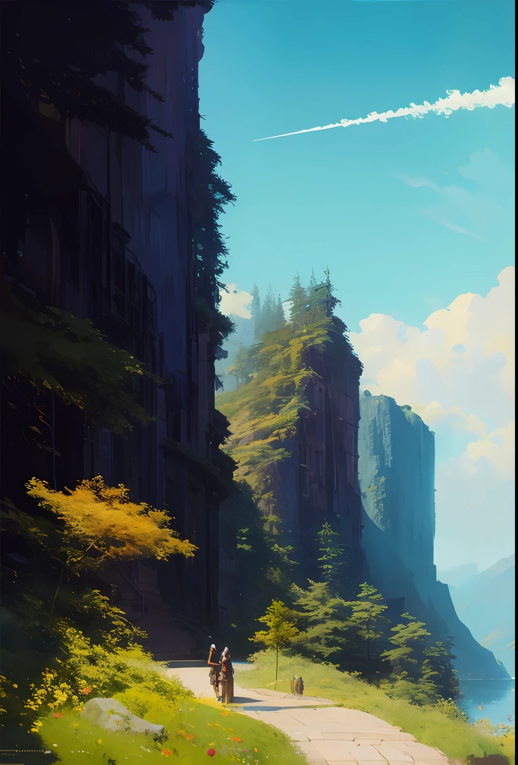 modelshoot style,(extremely detailed CG unity 8k wallpaper), full shot body photo of the most beautiful artwork in the world, beautiful women, professional majestic oil painting by Ed Blinkey, Atey Ghailan, Studio Ghibli, by Jeremy Mann, Greg Manchess, Antonio Moro, trending on ArtStation, trending on CGSociety, Intricate, High Detail, Sharp focus, dramatic, photorealistic painting art by midjourney and greg rutkowski