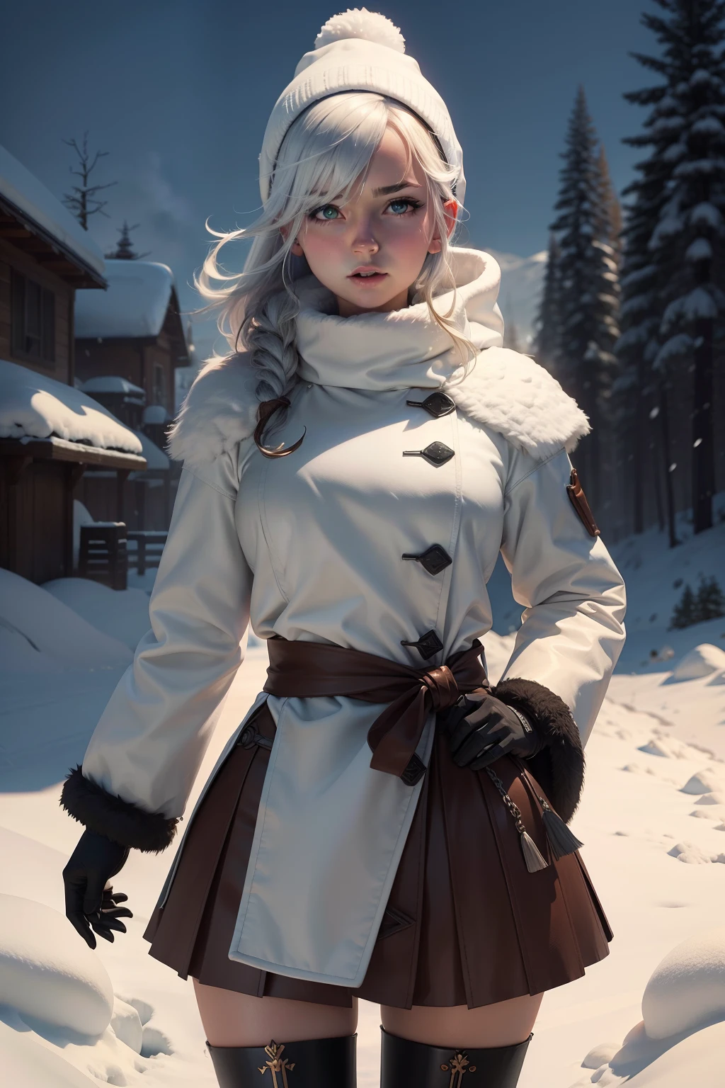 Create a character where your power is to control snow and ice without it being vulgar