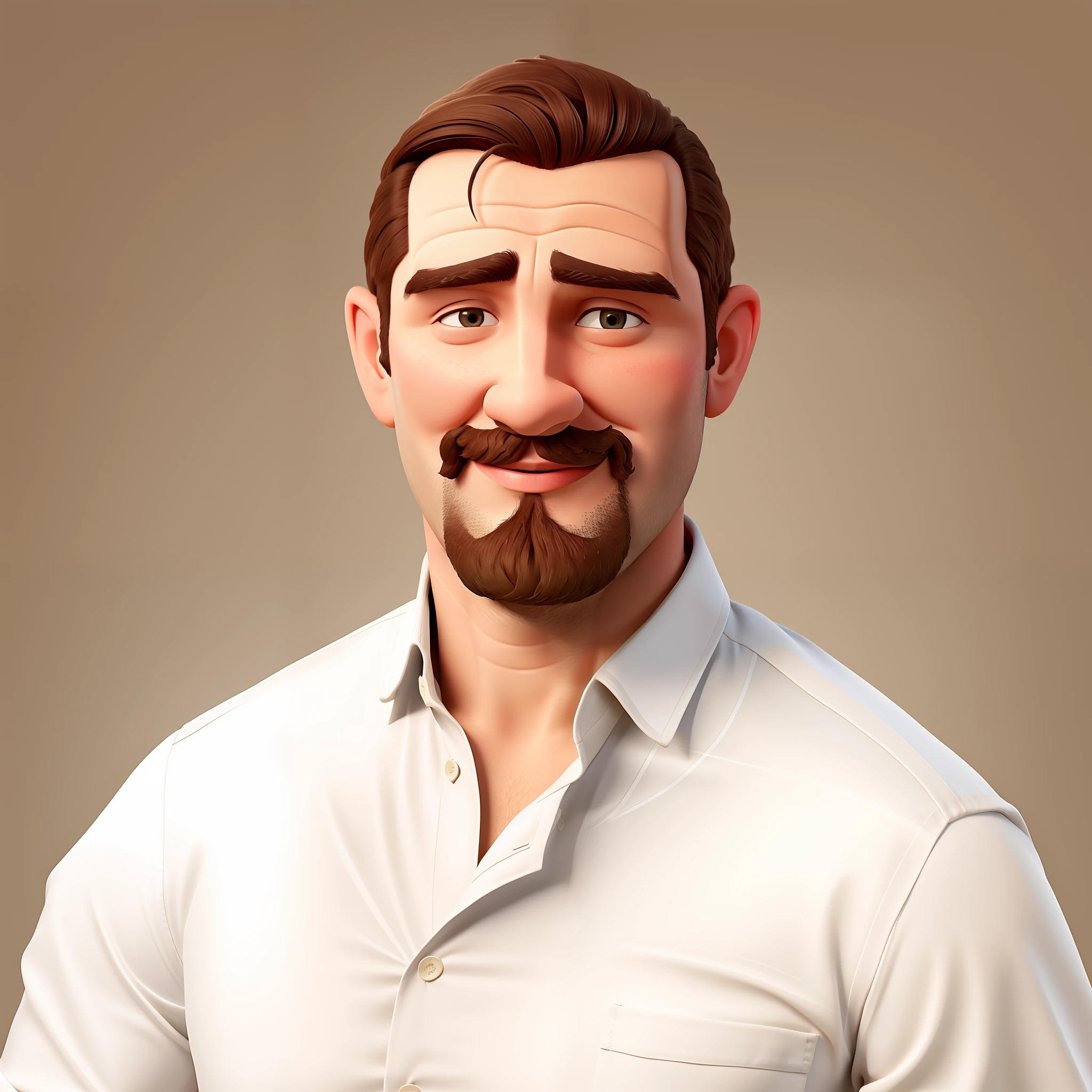 Homem de camisa branca, com bigode, calvo, Bogdan Rezunenko, Vitaly Bulgarov, Oleg Bulakh, Vsevolod Ivanov, Andrei Riabovitchevy, Pavel Shvedov, Zoran Janjetov, Ivan Laliashvili, Andrei Ryabovichev, estilo pixar, estilo disney