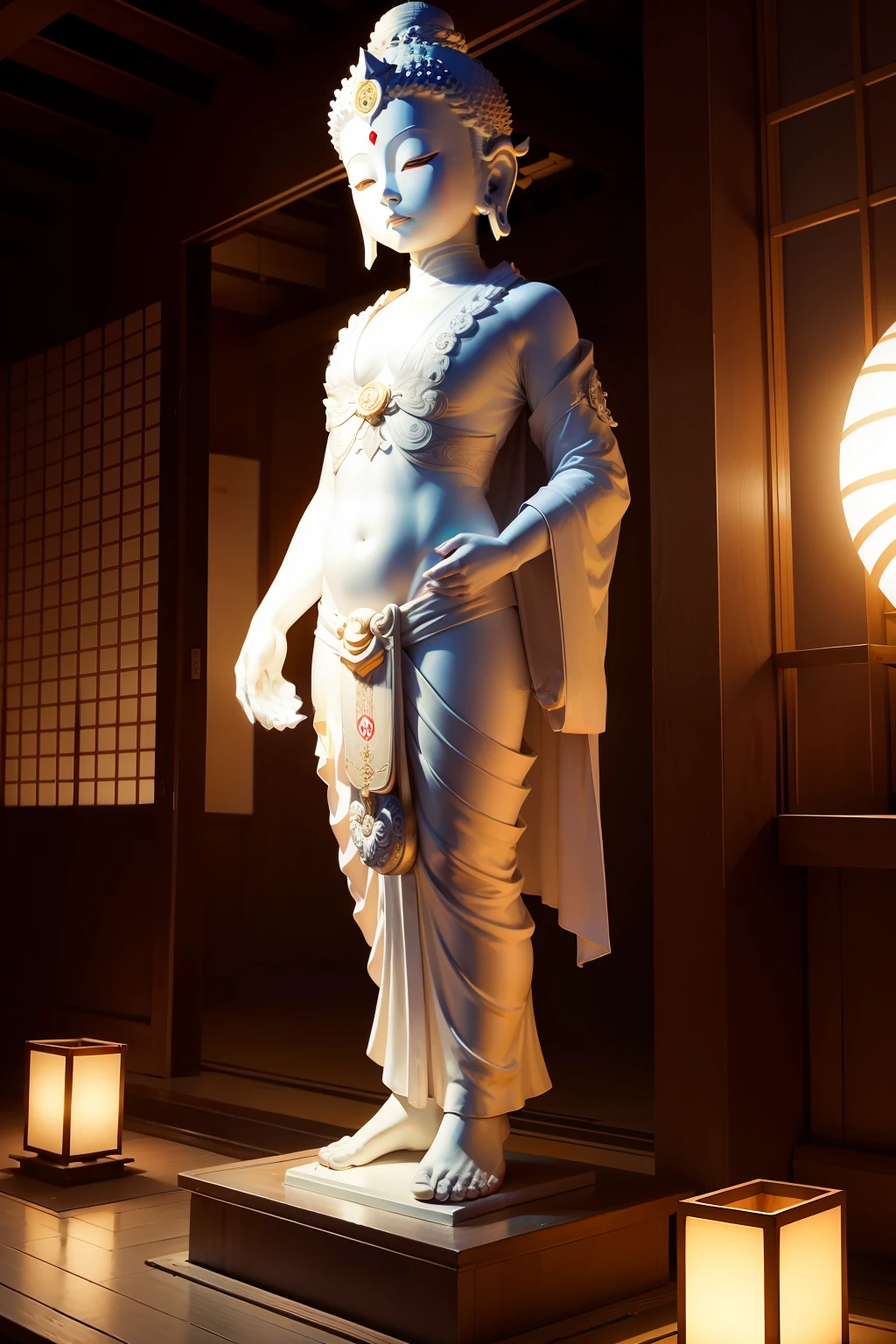 Senju Kannon、buddhism、bio luminescent