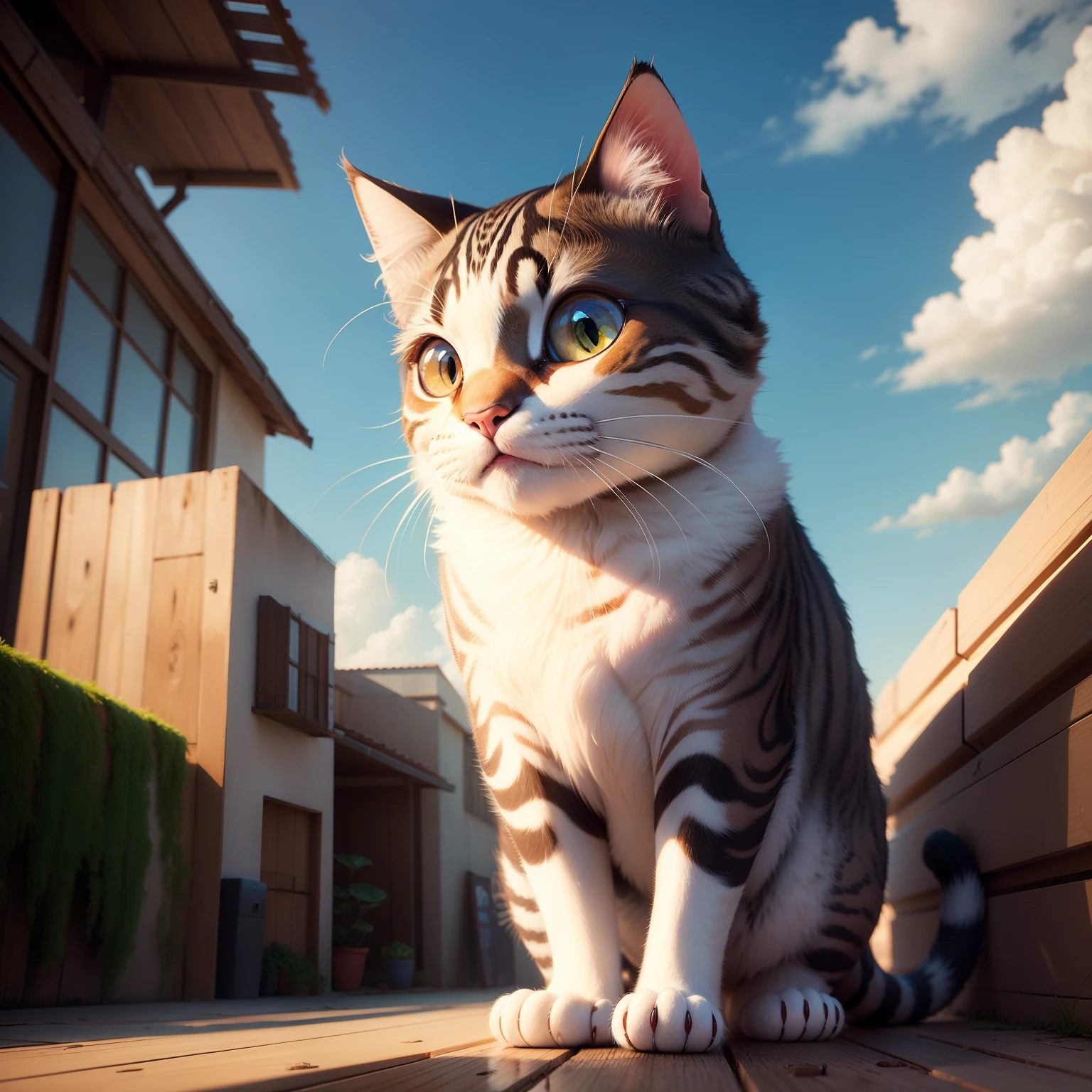 Gato, Estilo Pixar