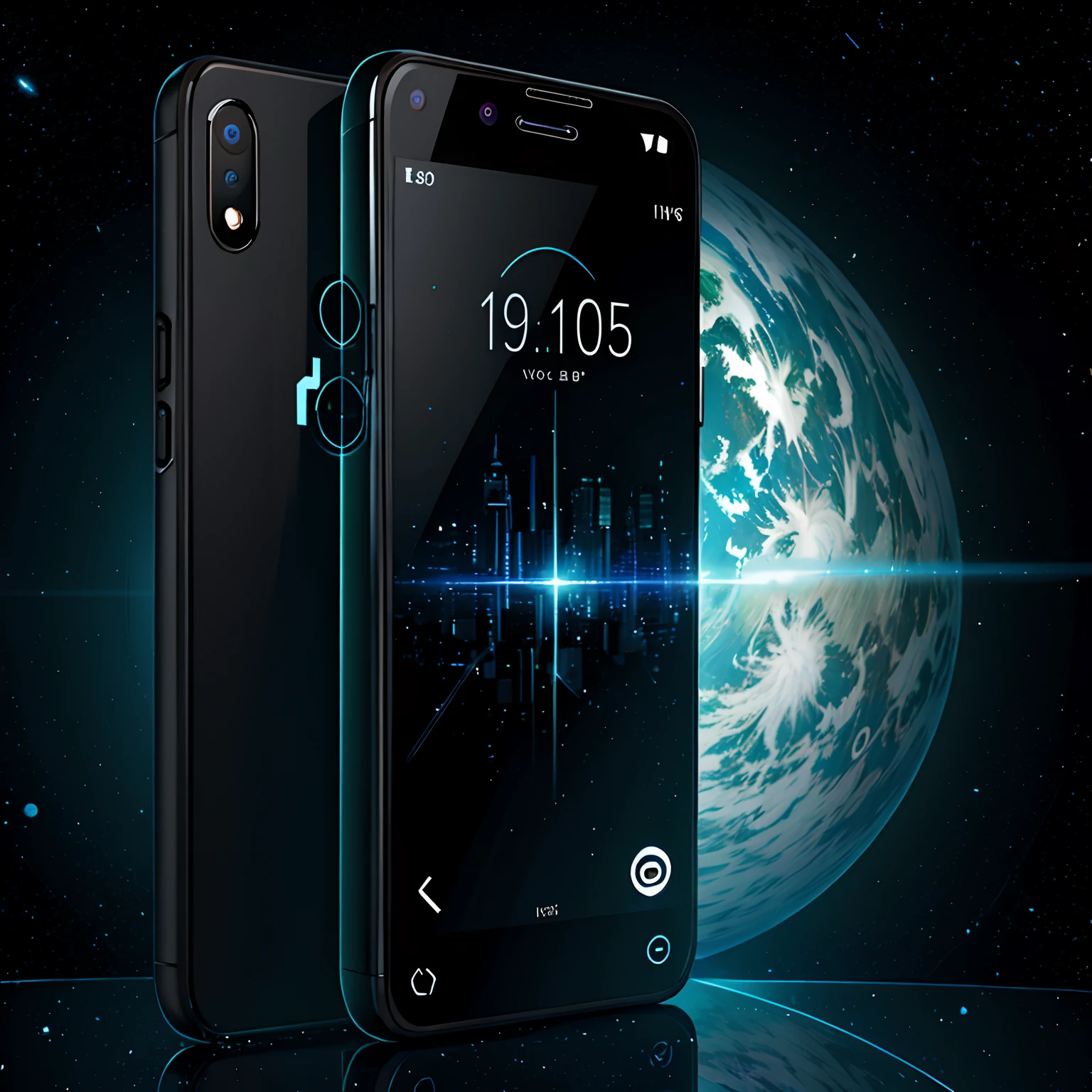 Black phone，Full of sci-fi texture
