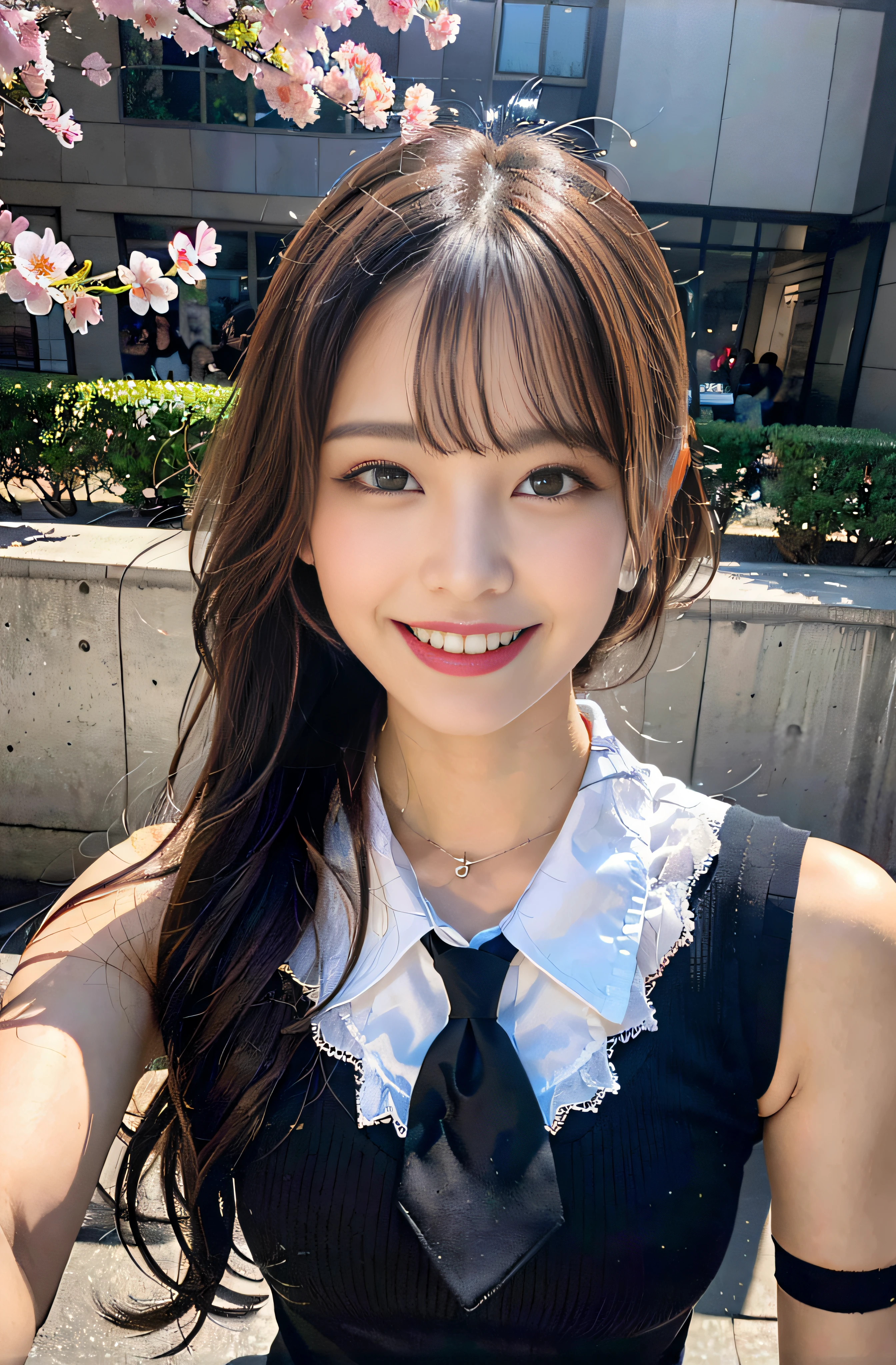 Woman with long brown hair in black dress and shirt with white collar, tzuyu from twice, portrait of jossi of blackpink, 8K selfie photo, jisoo of blackpink, jisoo from blackpink, roseanne park of blackpink, jaeyeon nam, Portrait of female Korean idol, Lalisa Manoban in blackpink, Realistic Young Gravure Idol