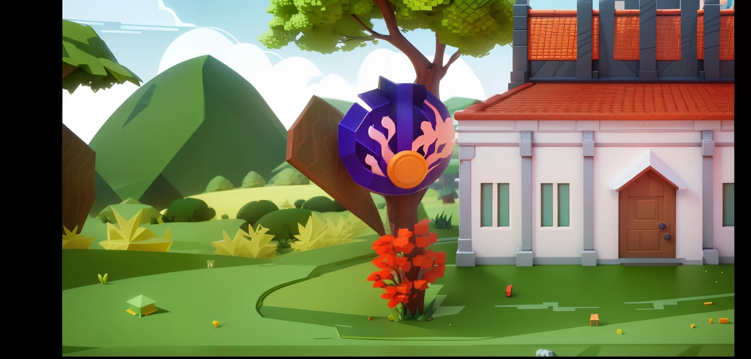 Isometric style, 120 degrees precise, poly art, stylized 3D rendering, small room, stylized 3D scene